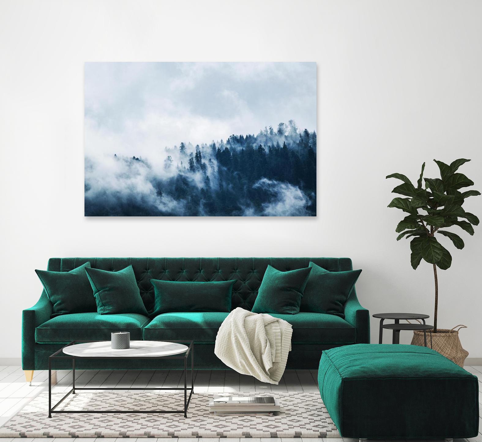 Foggy forest by Pexels on GIANT ART - white landscape