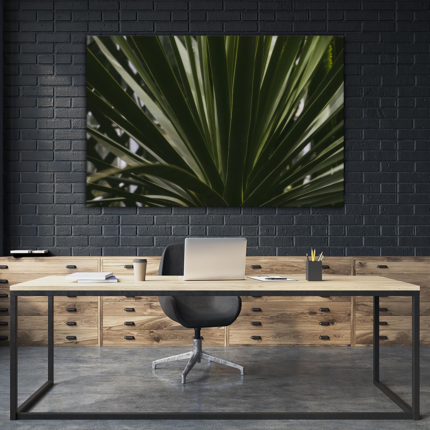 Palm by Pexels on GIANT ART - black tropical