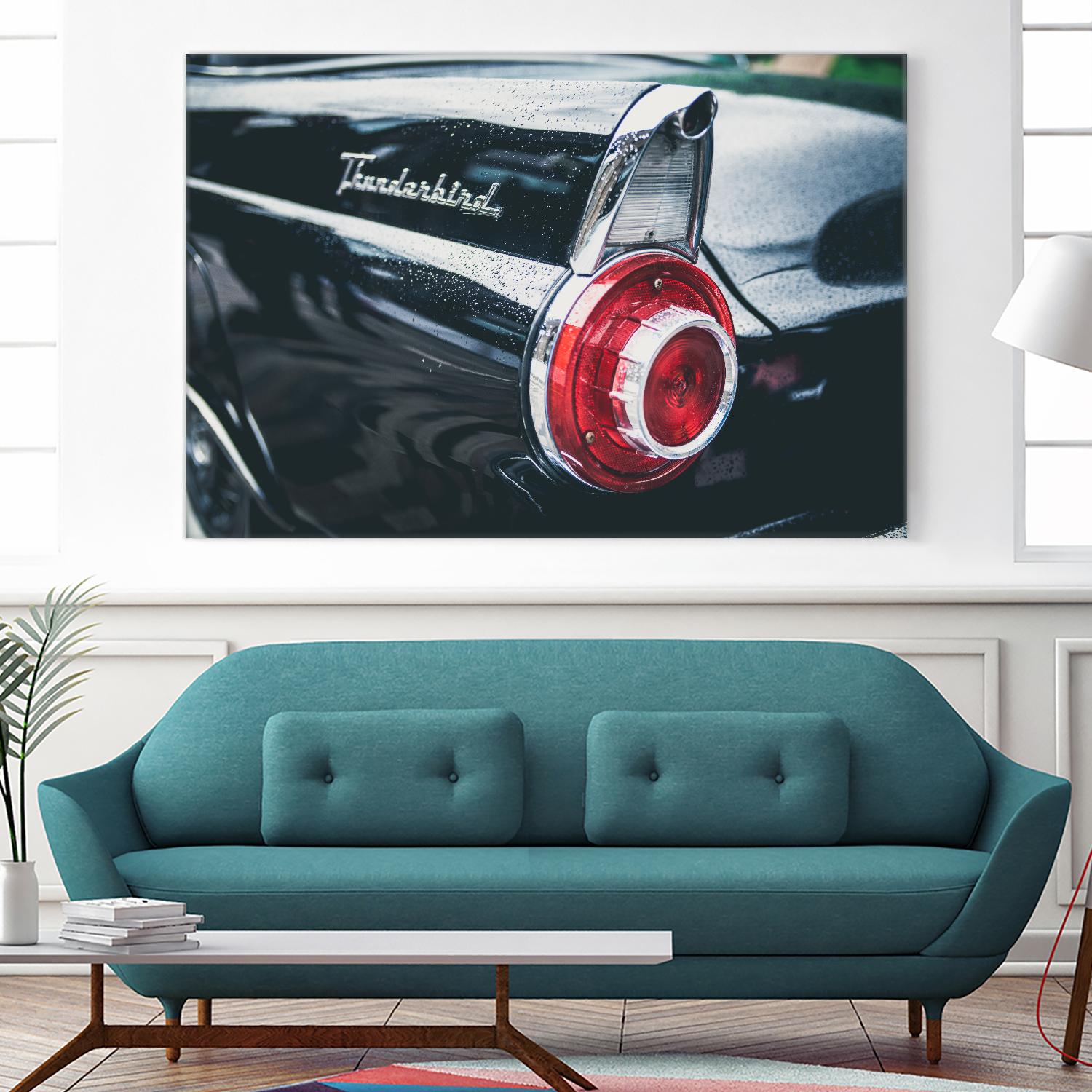 Thunderbird by Pexels on GIANT ART - red vehicle