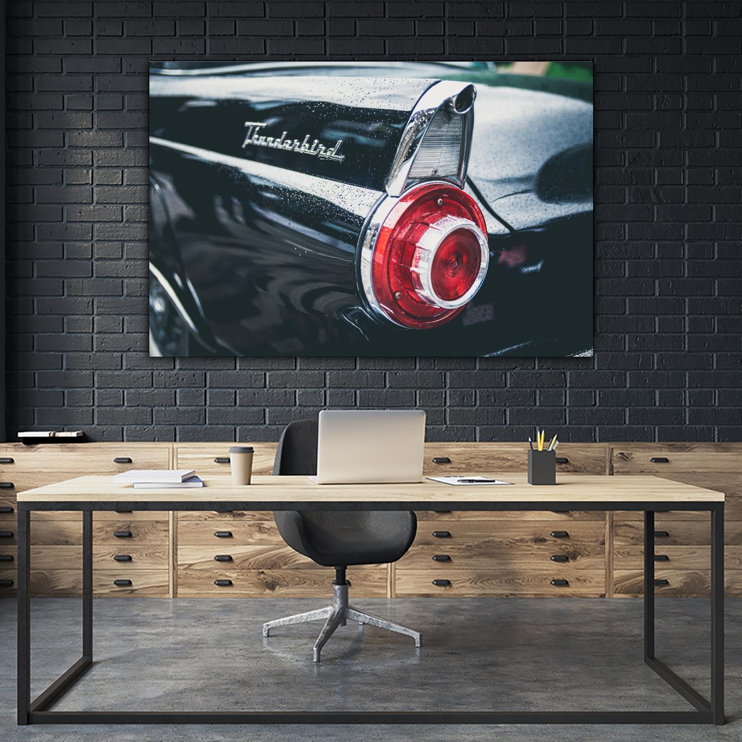 Thunderbird by Pexels on GIANT ART - red vehicle