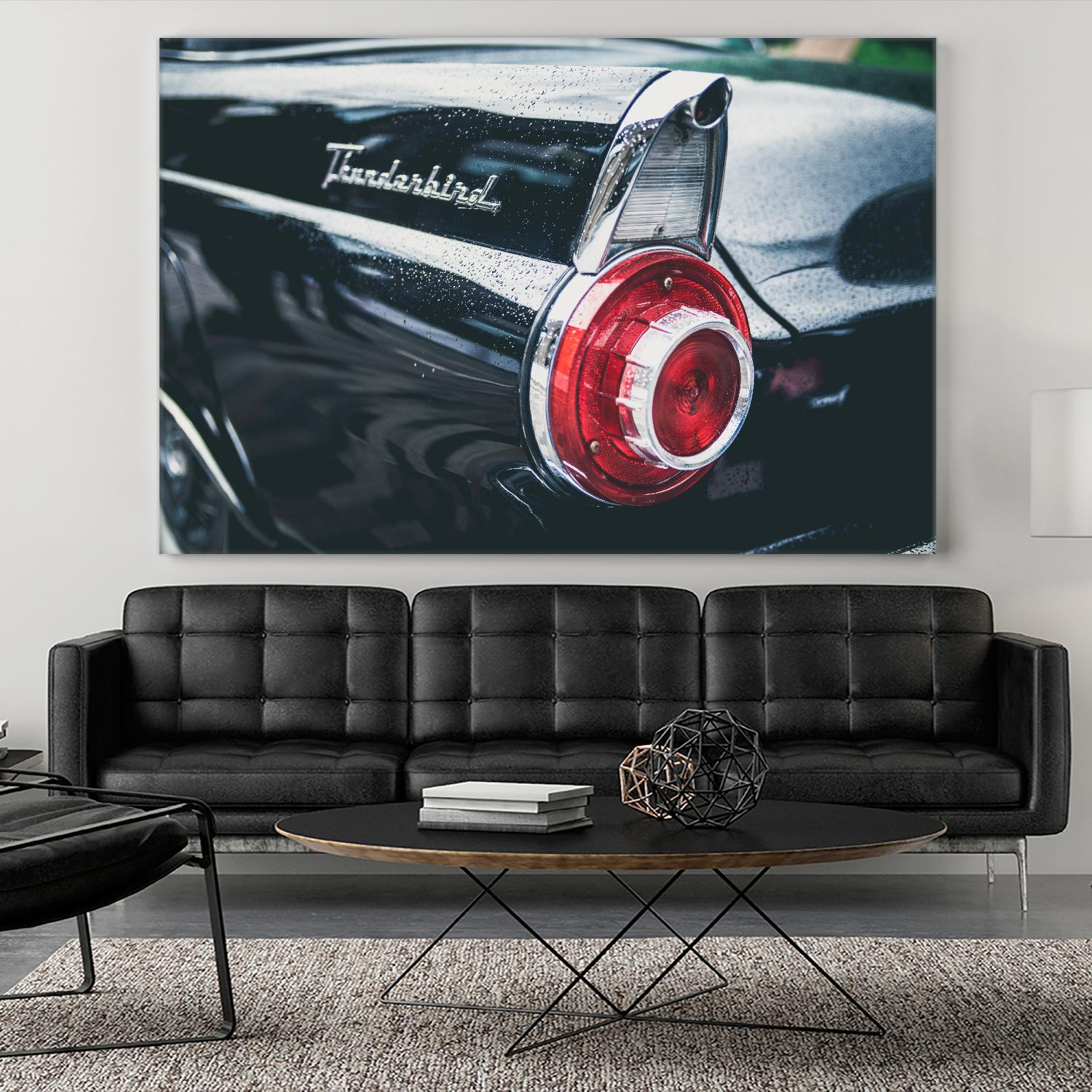 Thunderbird by Pexels on GIANT ART - red vehicle