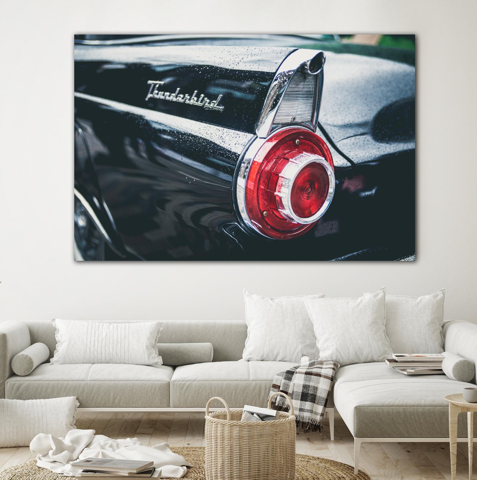 Thunderbird by Pexels on GIANT ART - red vehicle