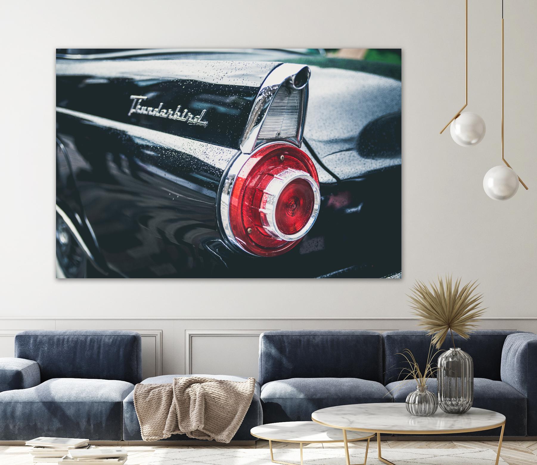 Thunderbird by Pexels on GIANT ART - red vehicle