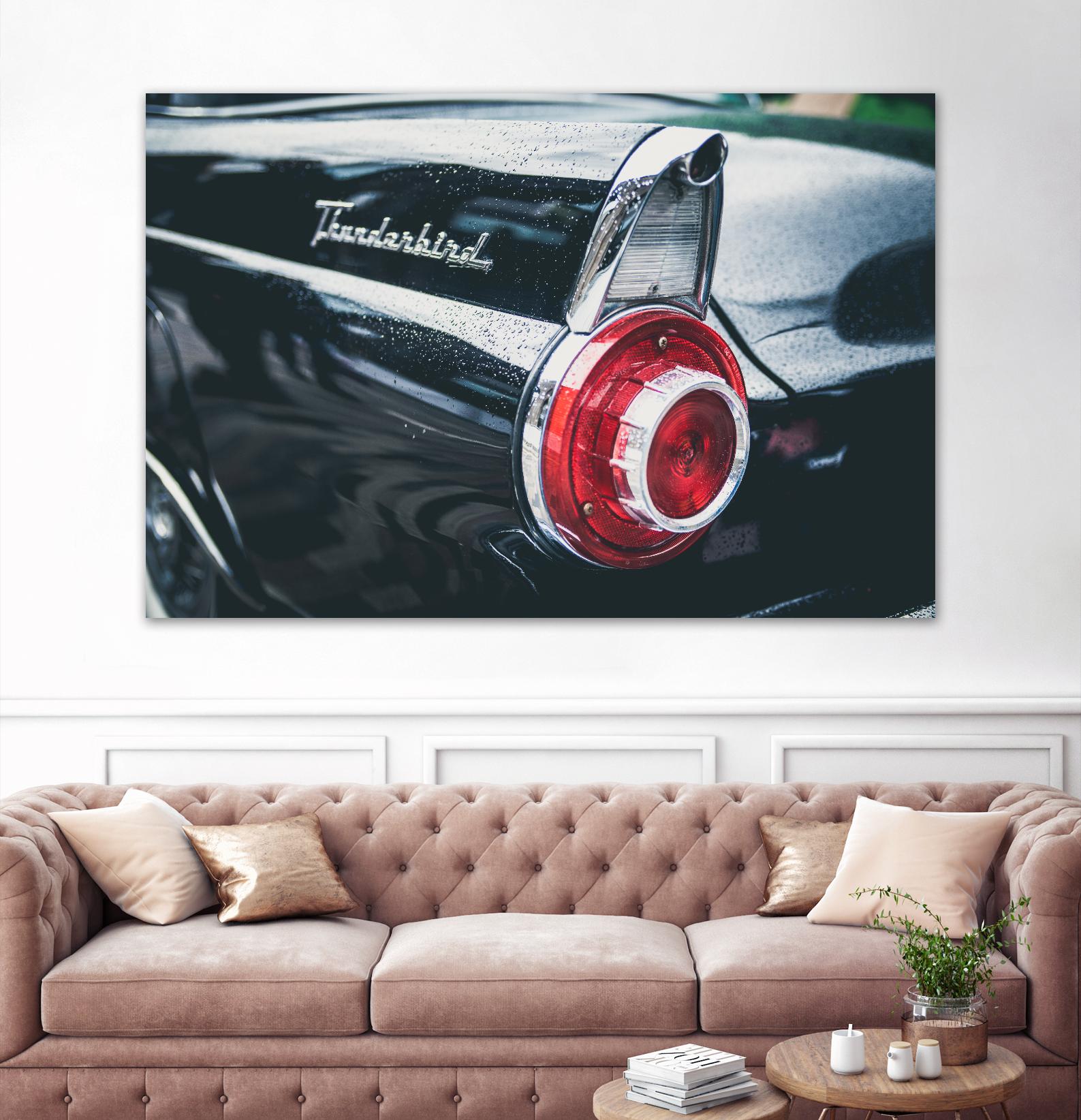 Thunderbird by Pexels on GIANT ART - red vehicle