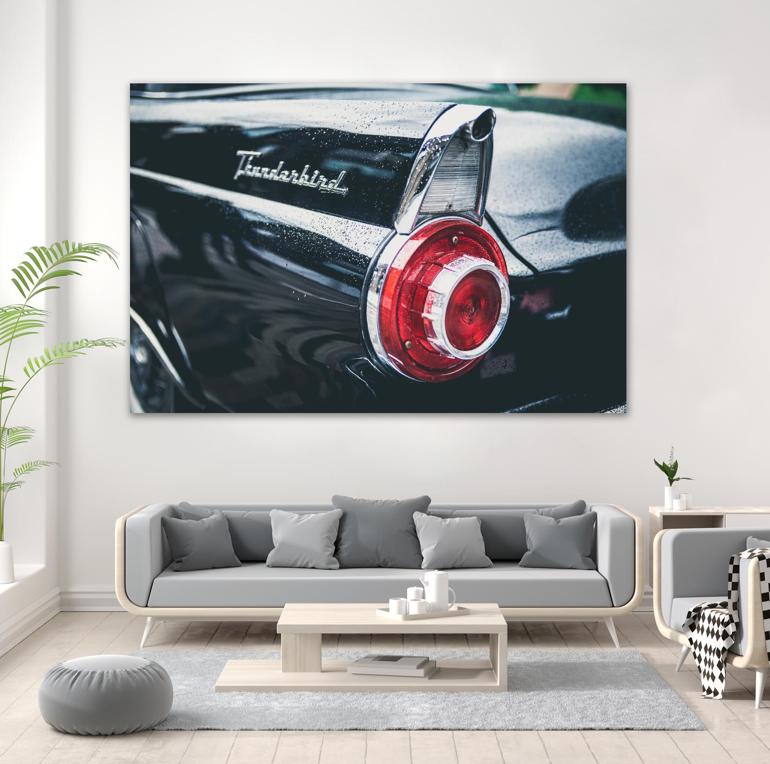 Thunderbird by Pexels on GIANT ART - red vehicle