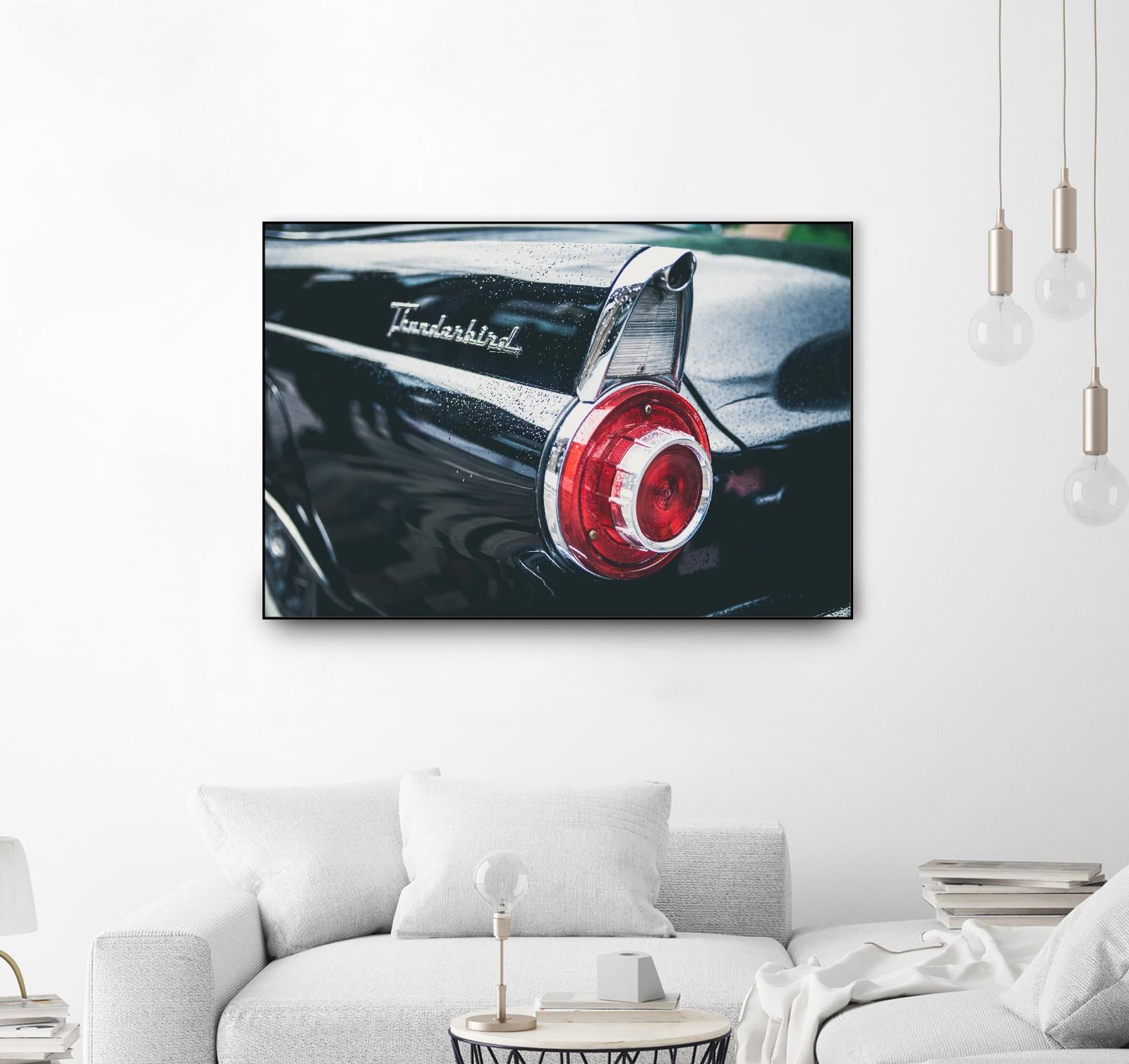 Thunderbird by Pexels on GIANT ART - red vehicle