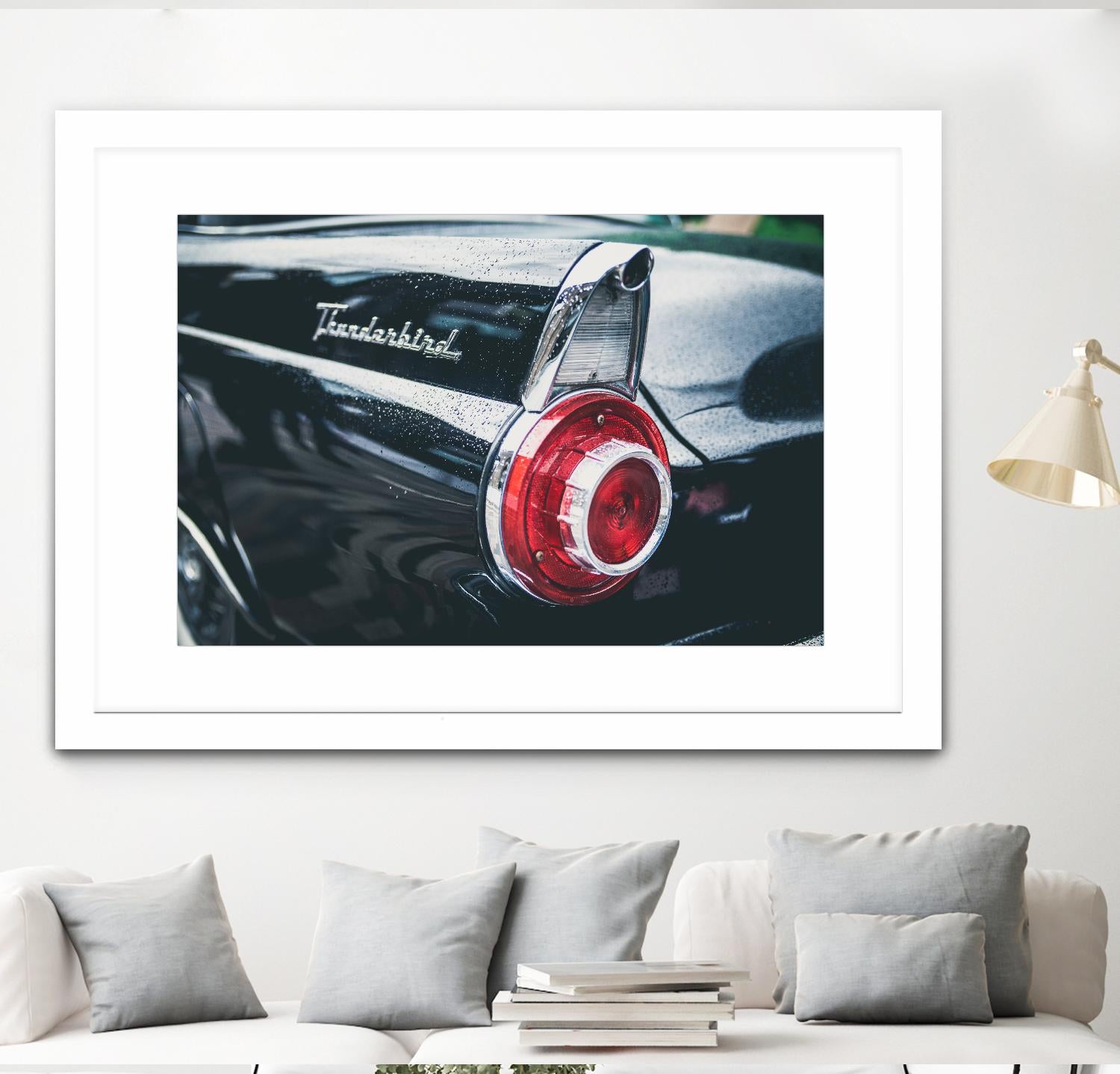 Thunderbird by Pexels on GIANT ART - red vehicle