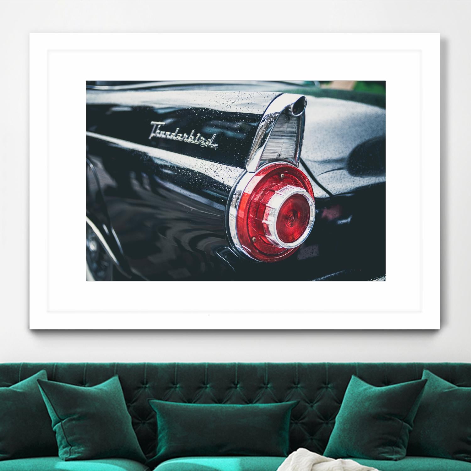 Thunderbird by Pexels on GIANT ART - red vehicle