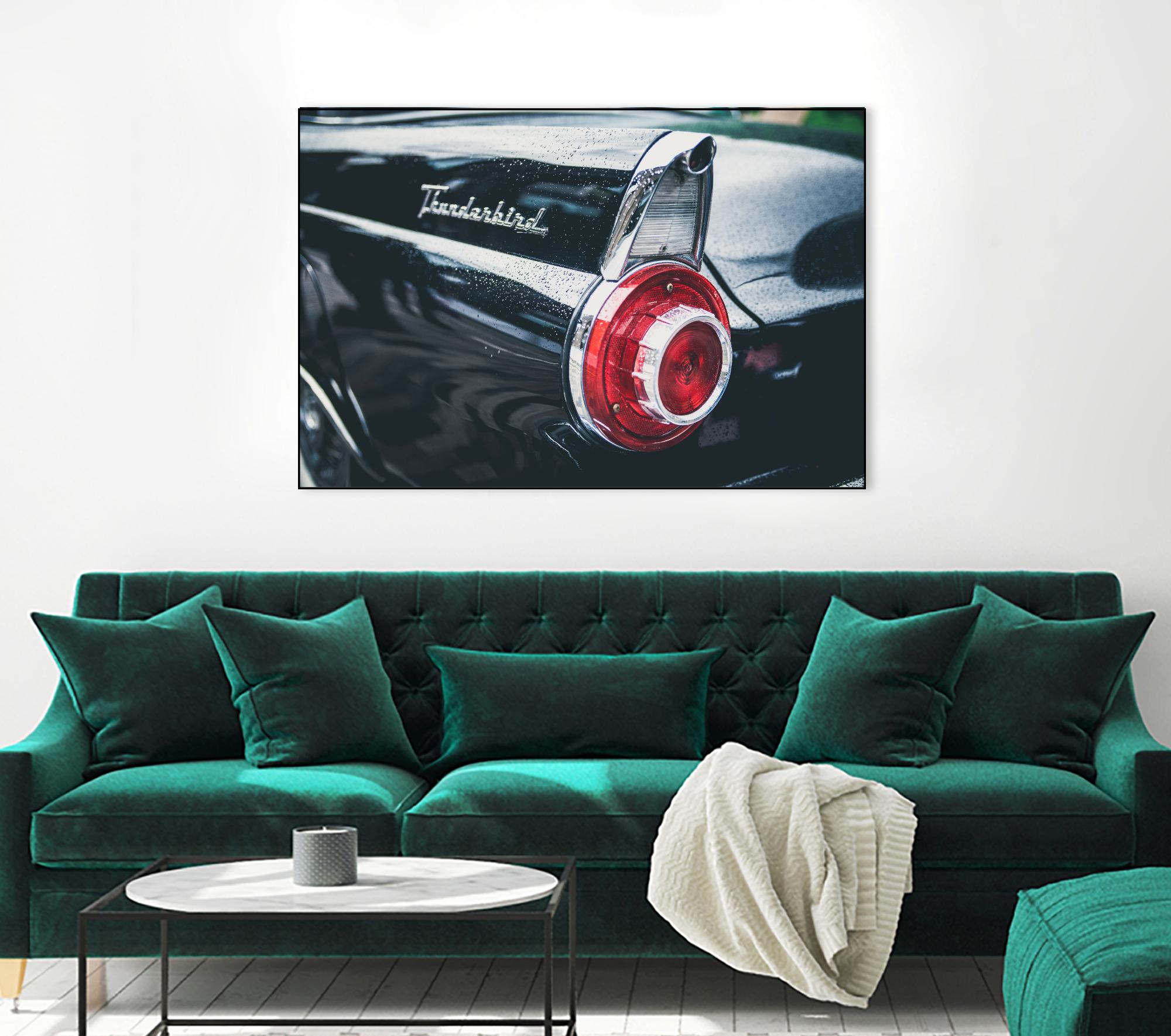 Thunderbird by Pexels on GIANT ART - red vehicle