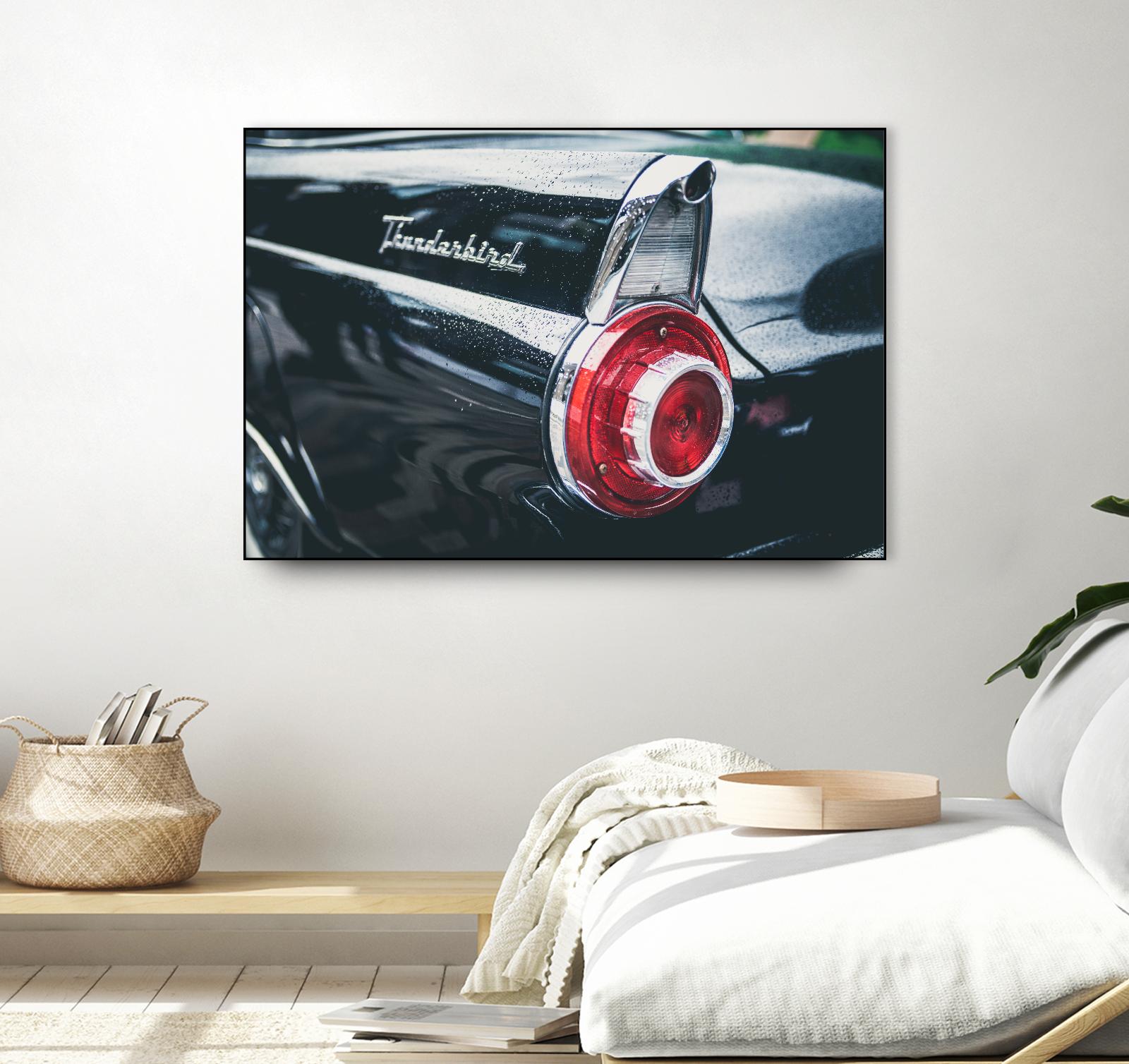 Thunderbird by Pexels on GIANT ART - red vehicle