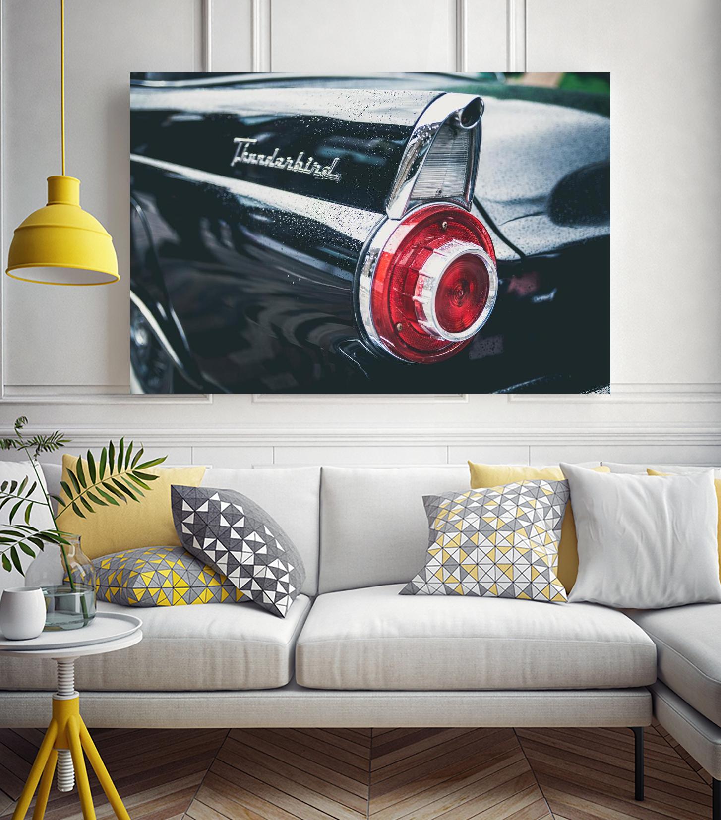 Thunderbird by Pexels on GIANT ART - red vehicle