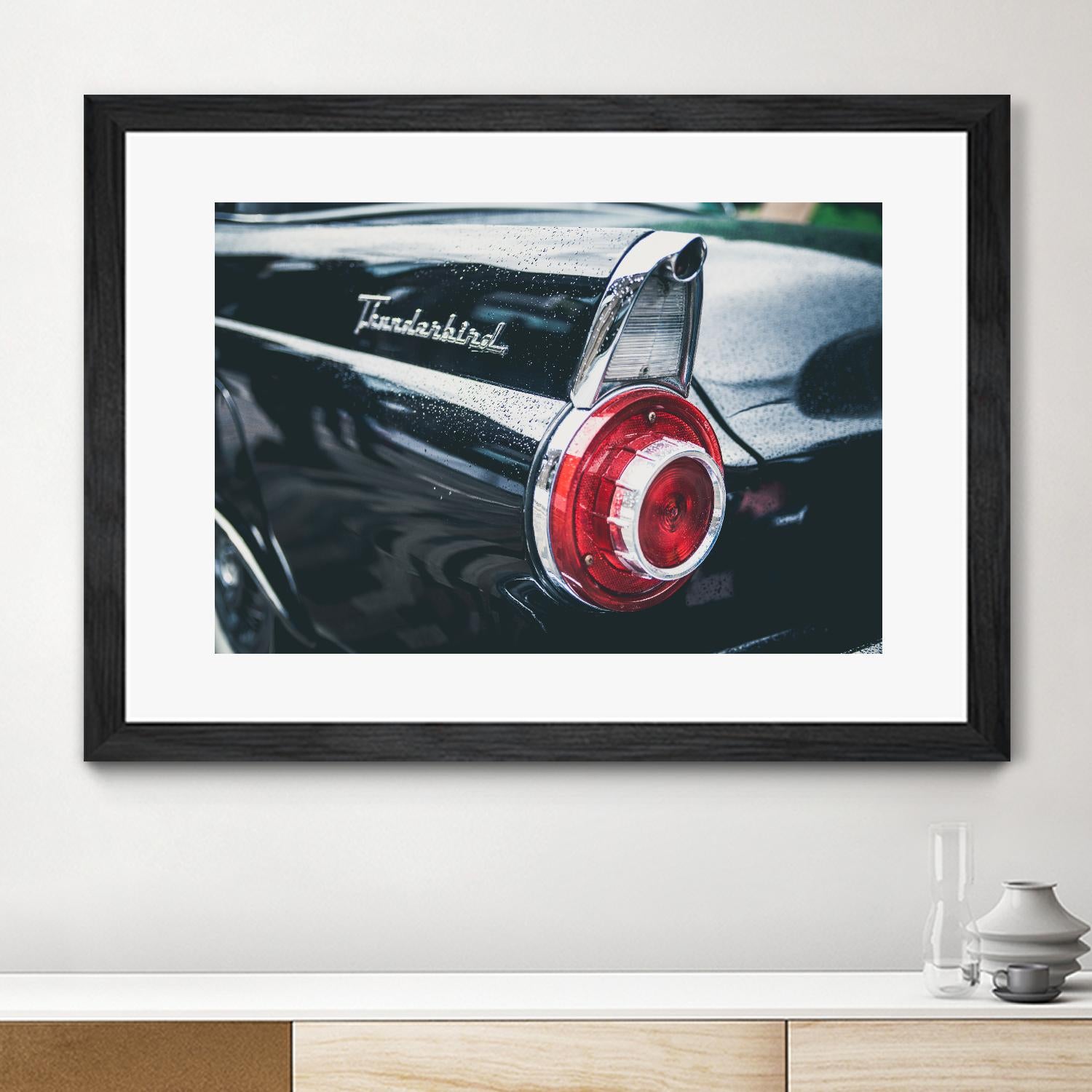 Thunderbird by Pexels on GIANT ART - red vehicle