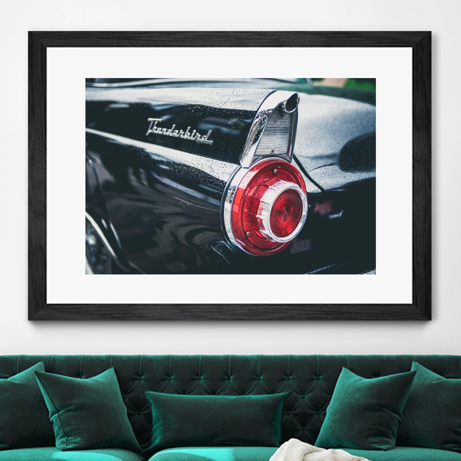 Thunderbird by Pexels on GIANT ART - red vehicle