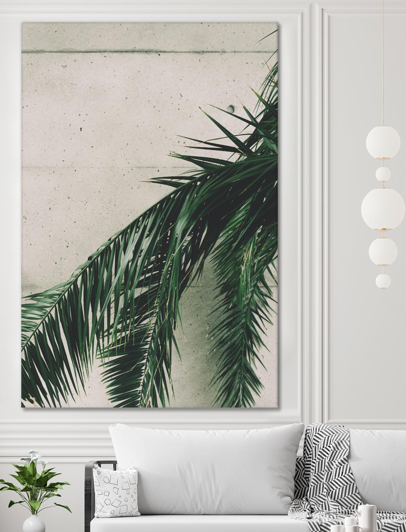 Tropical leaves by Pexels on GIANT ART - beige tropical