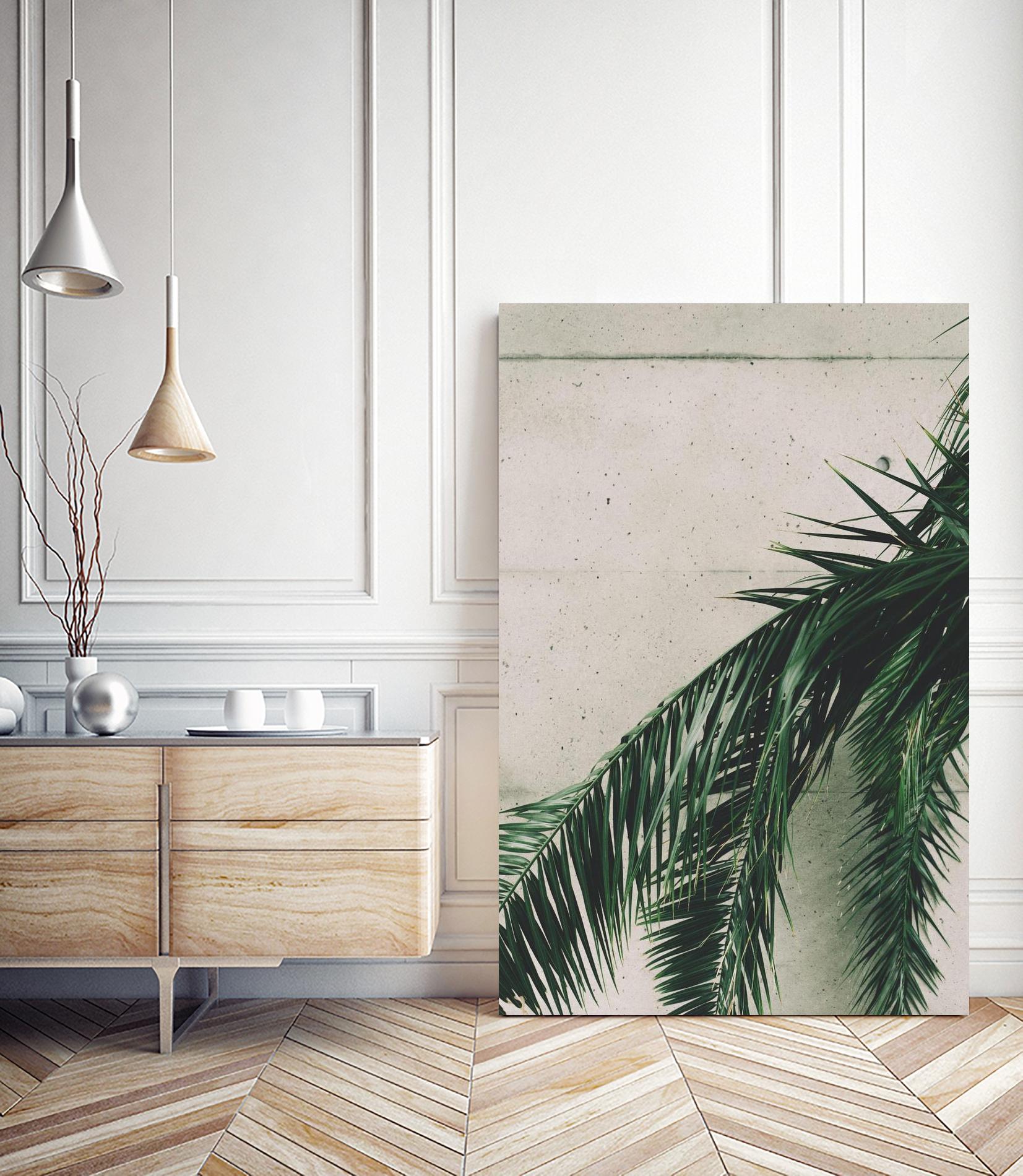 Tropical leaves by Pexels on GIANT ART - beige tropical