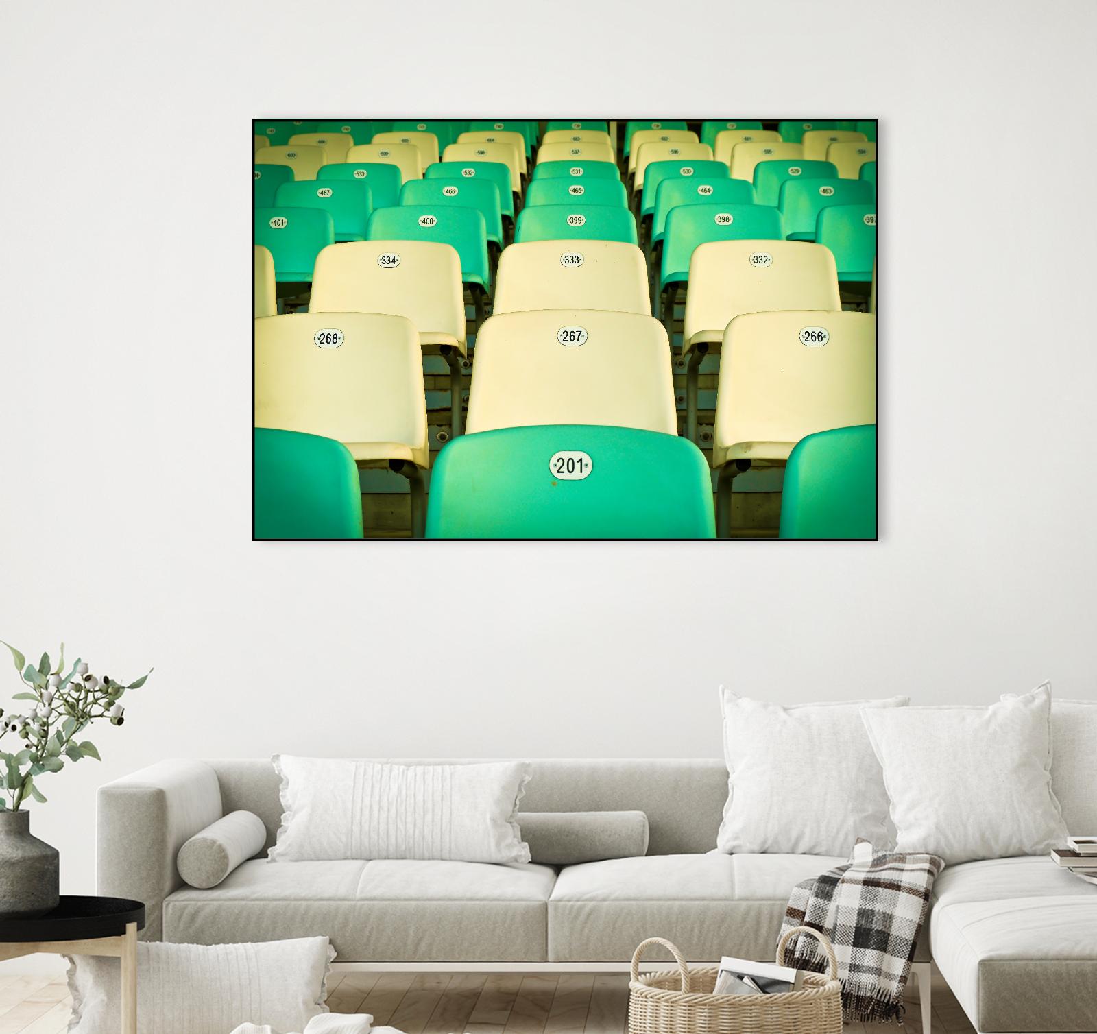 Stadium by Pexels on GIANT ART - yellow leisure
