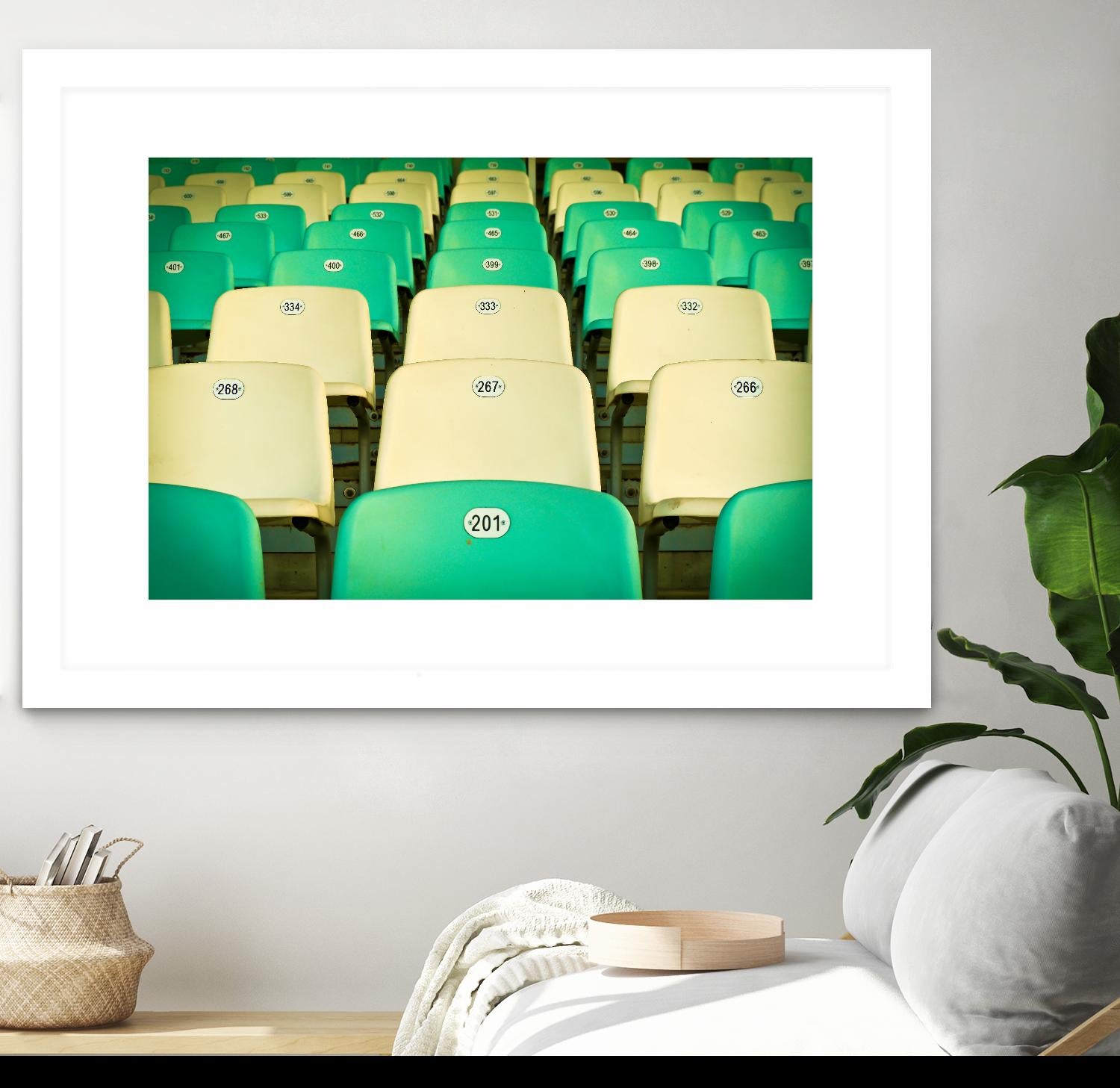 Stadium by Pexels on GIANT ART - yellow leisure