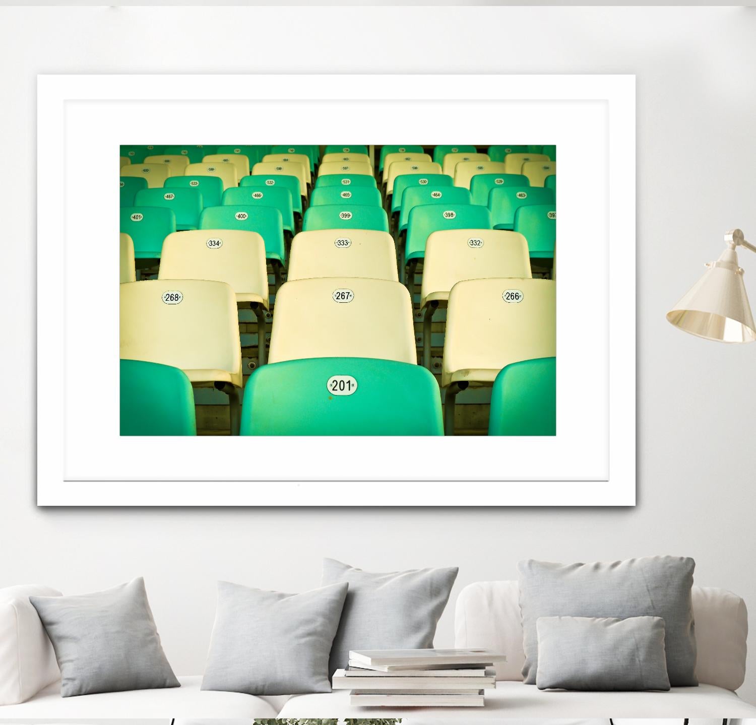 Stadium by Pexels on GIANT ART - yellow leisure