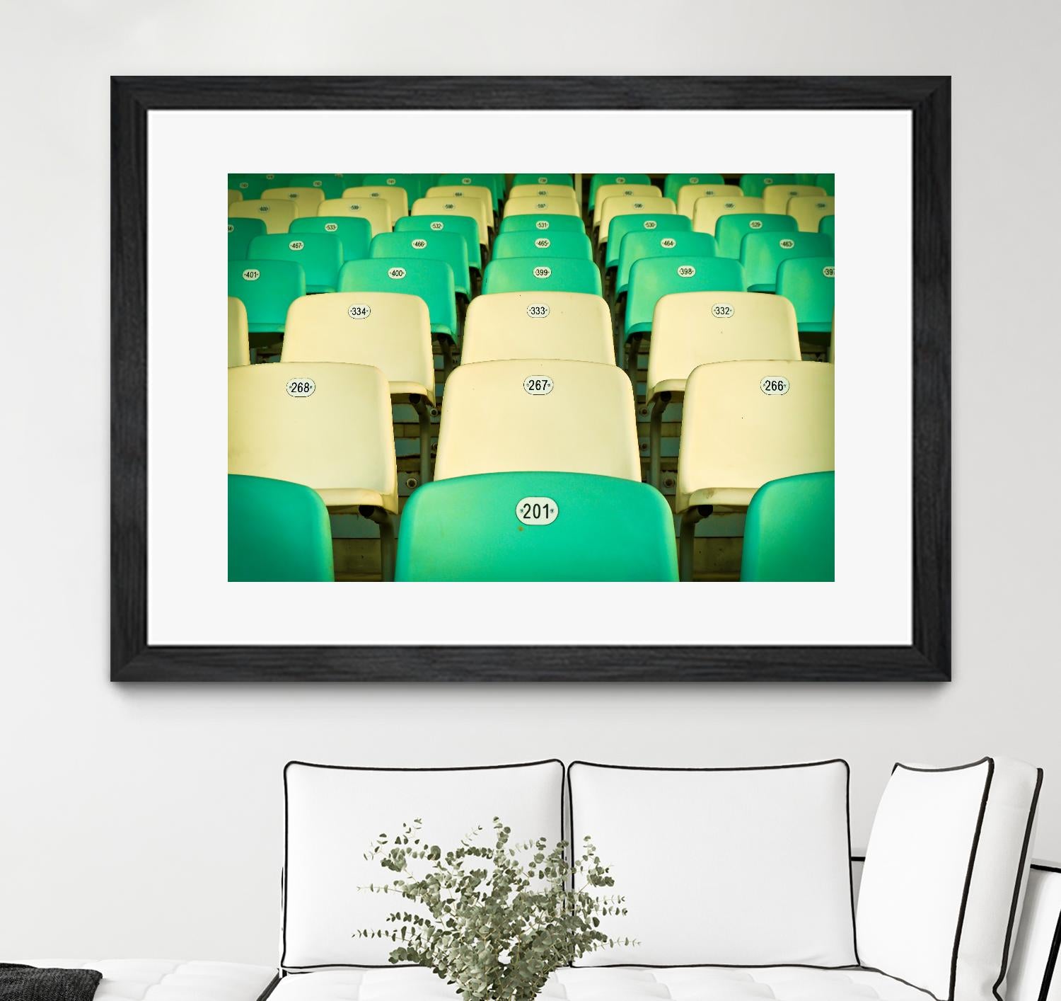 Stadium by Pexels on GIANT ART - yellow leisure