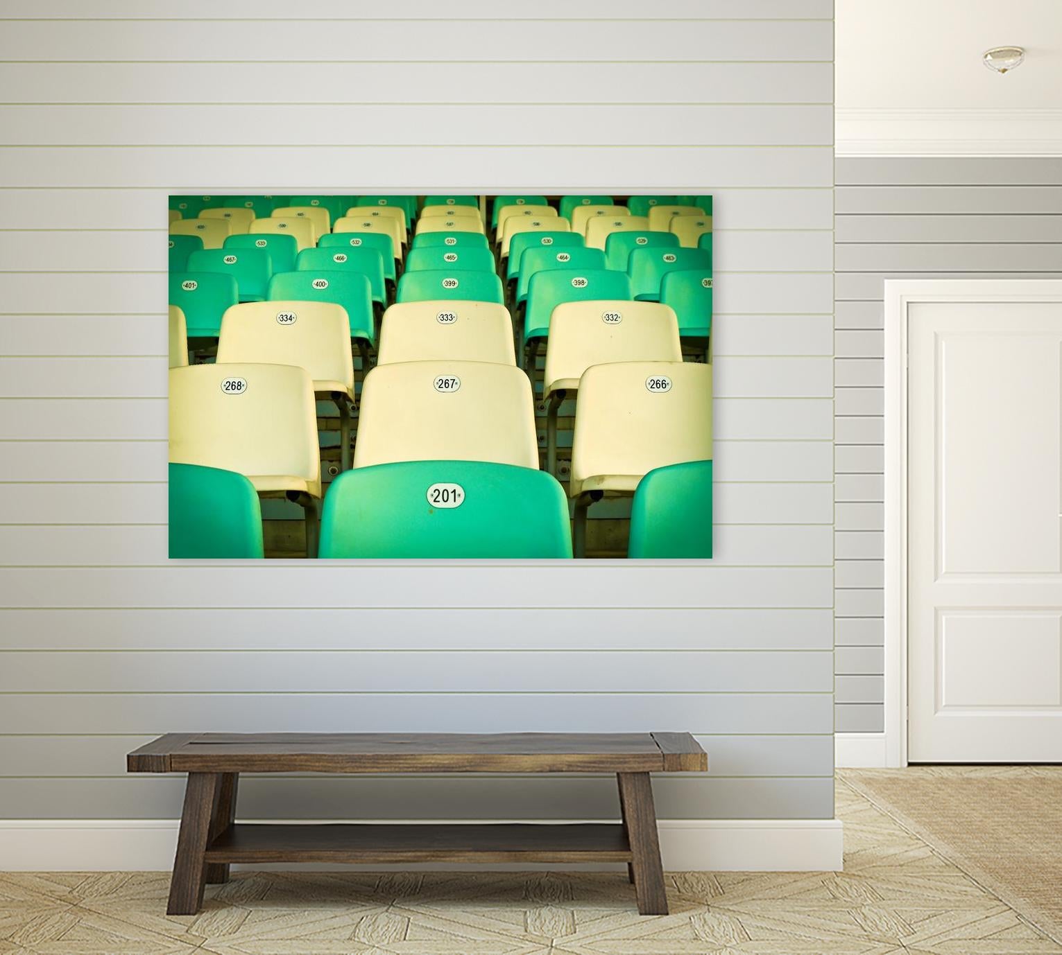 Stadium by Pexels on GIANT ART - yellow leisure