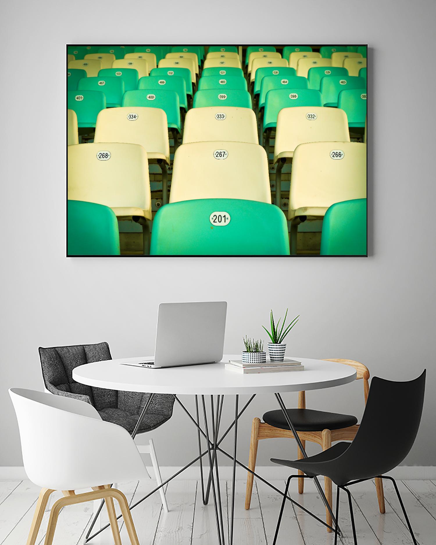 Stadium by Pexels on GIANT ART - yellow leisure