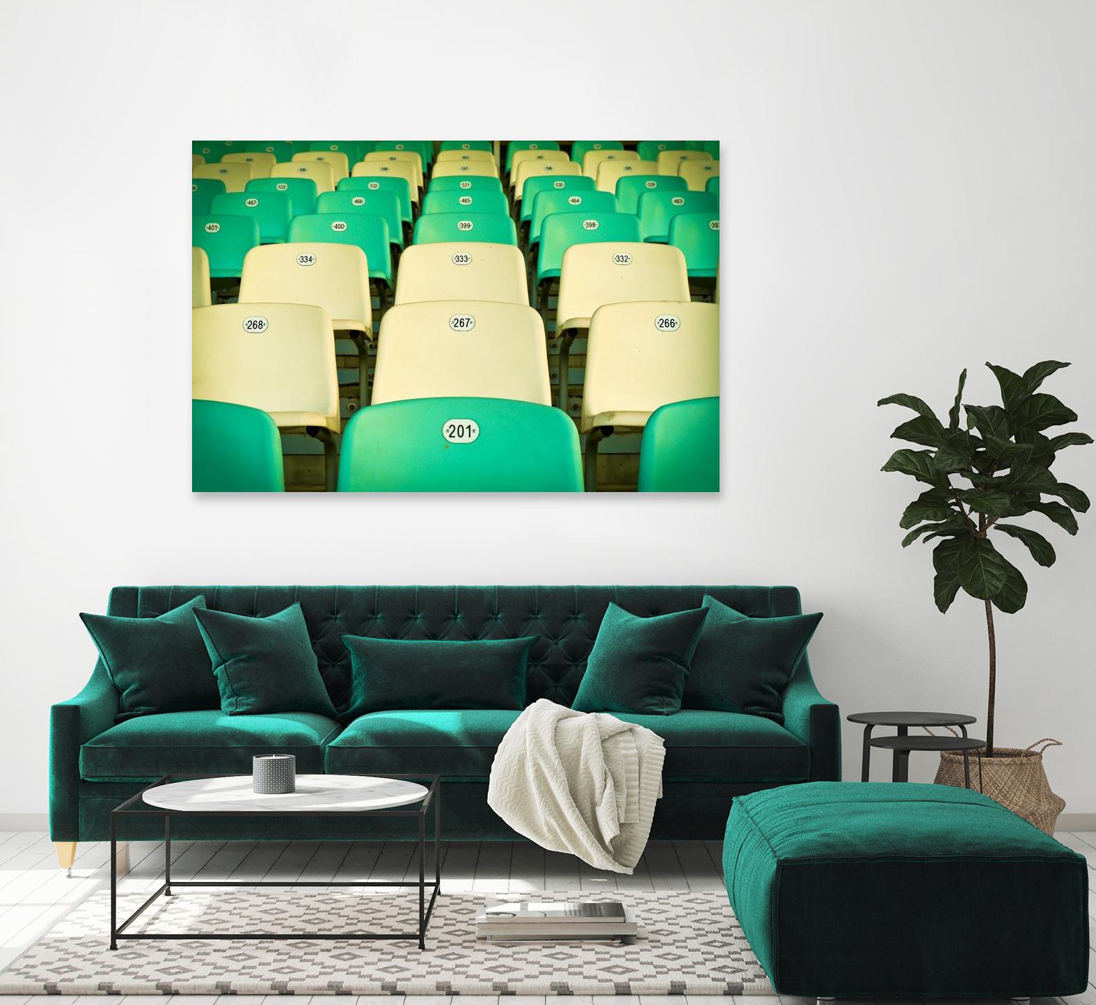 Stadium by Pexels on GIANT ART - yellow leisure