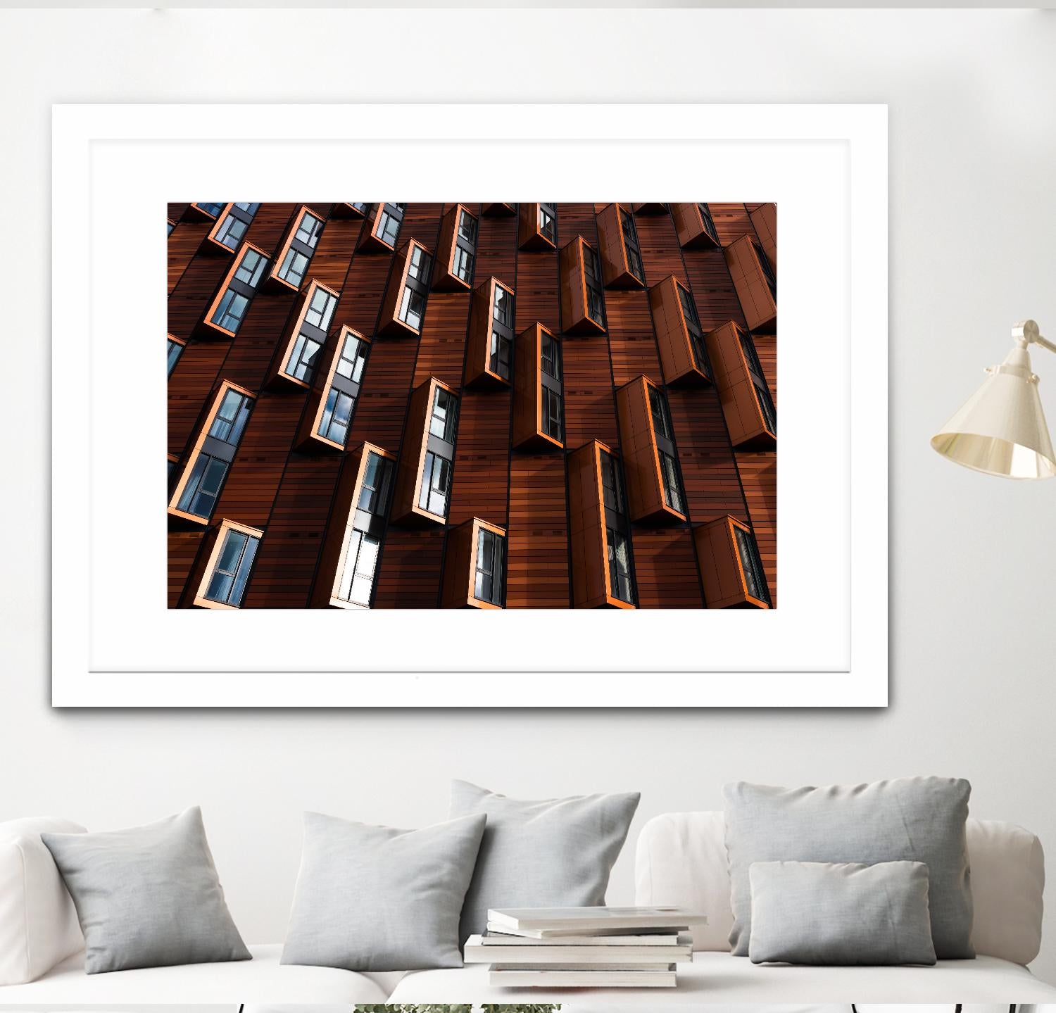 Windows III by Pexels on GIANT ART - black architectural