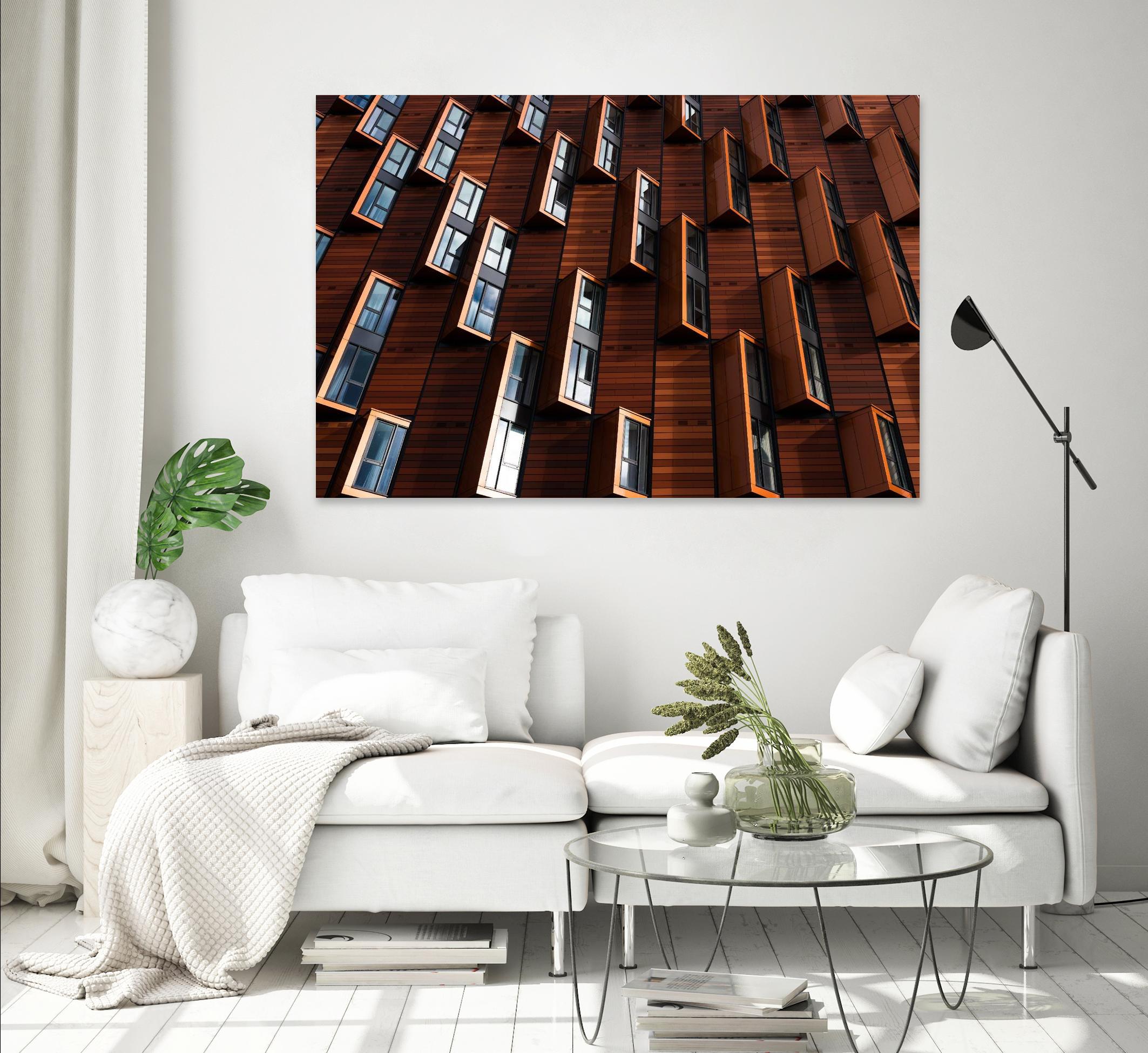 Windows III by Pexels on GIANT ART - black architectural