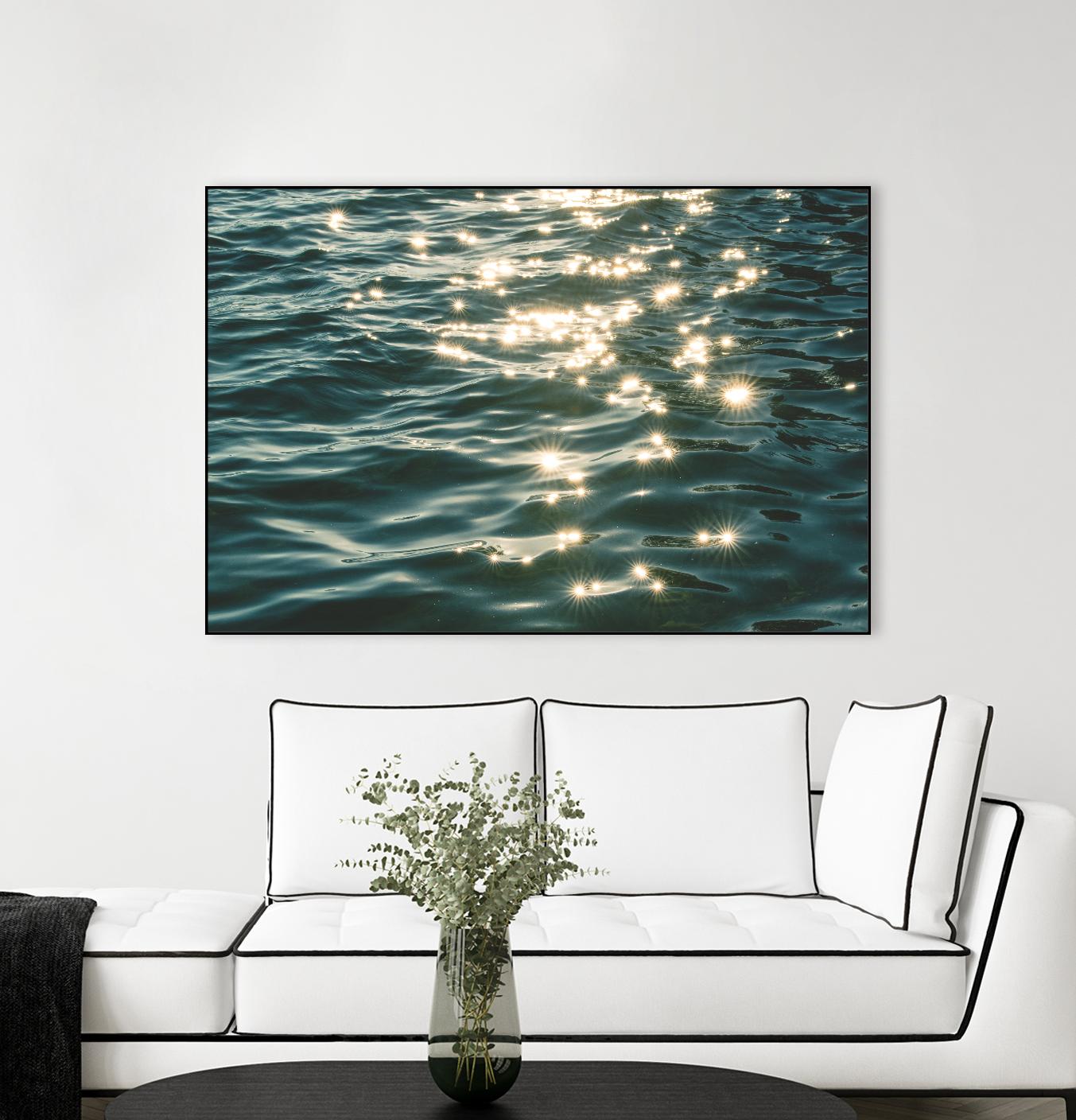 Sea sparkles by Pexels on GIANT ART - yellow sea scene