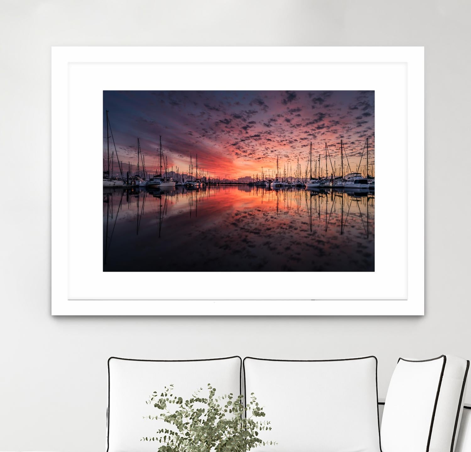 Mooring by Pexels on GIANT ART - purple nautical