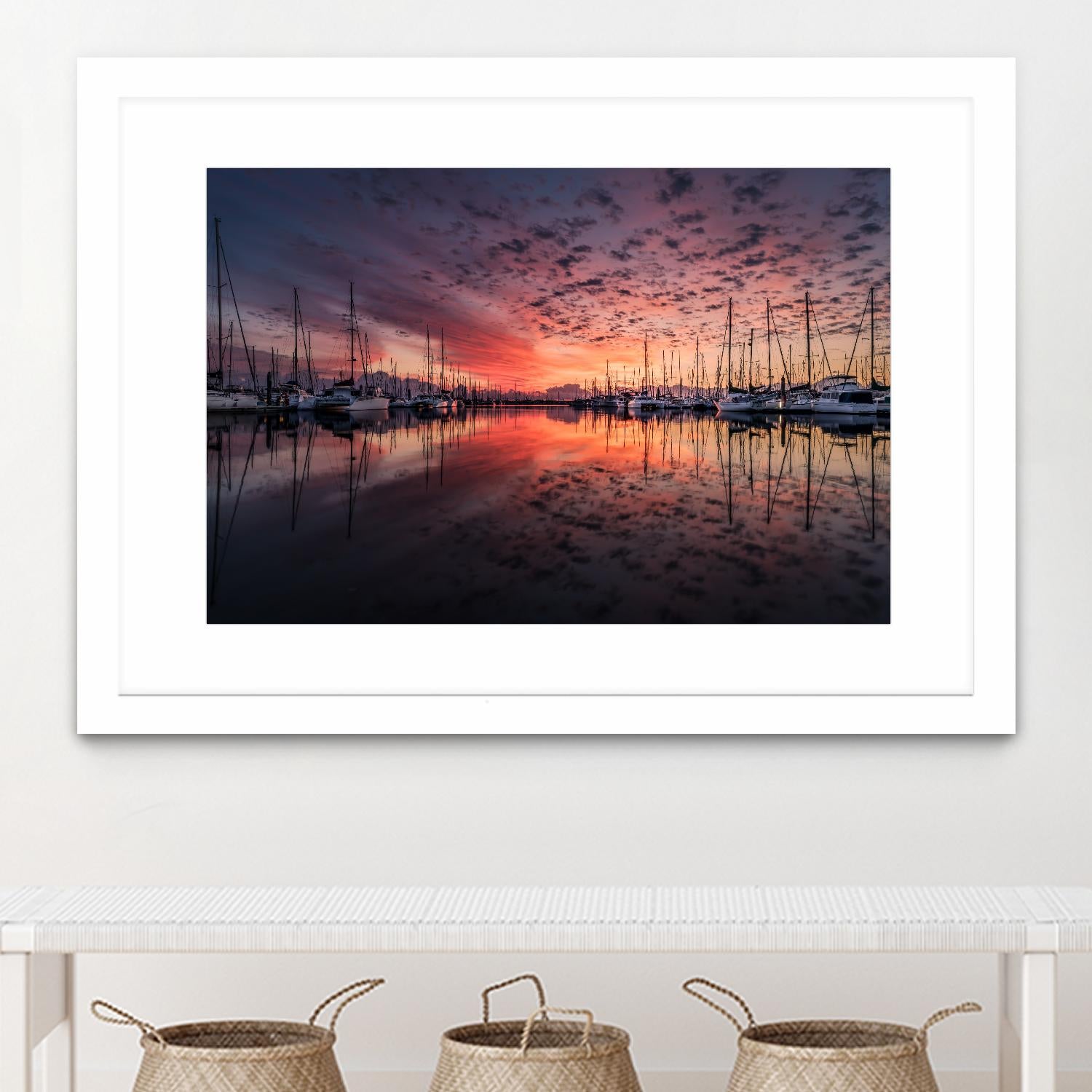 Mooring by Pexels on GIANT ART - purple nautical