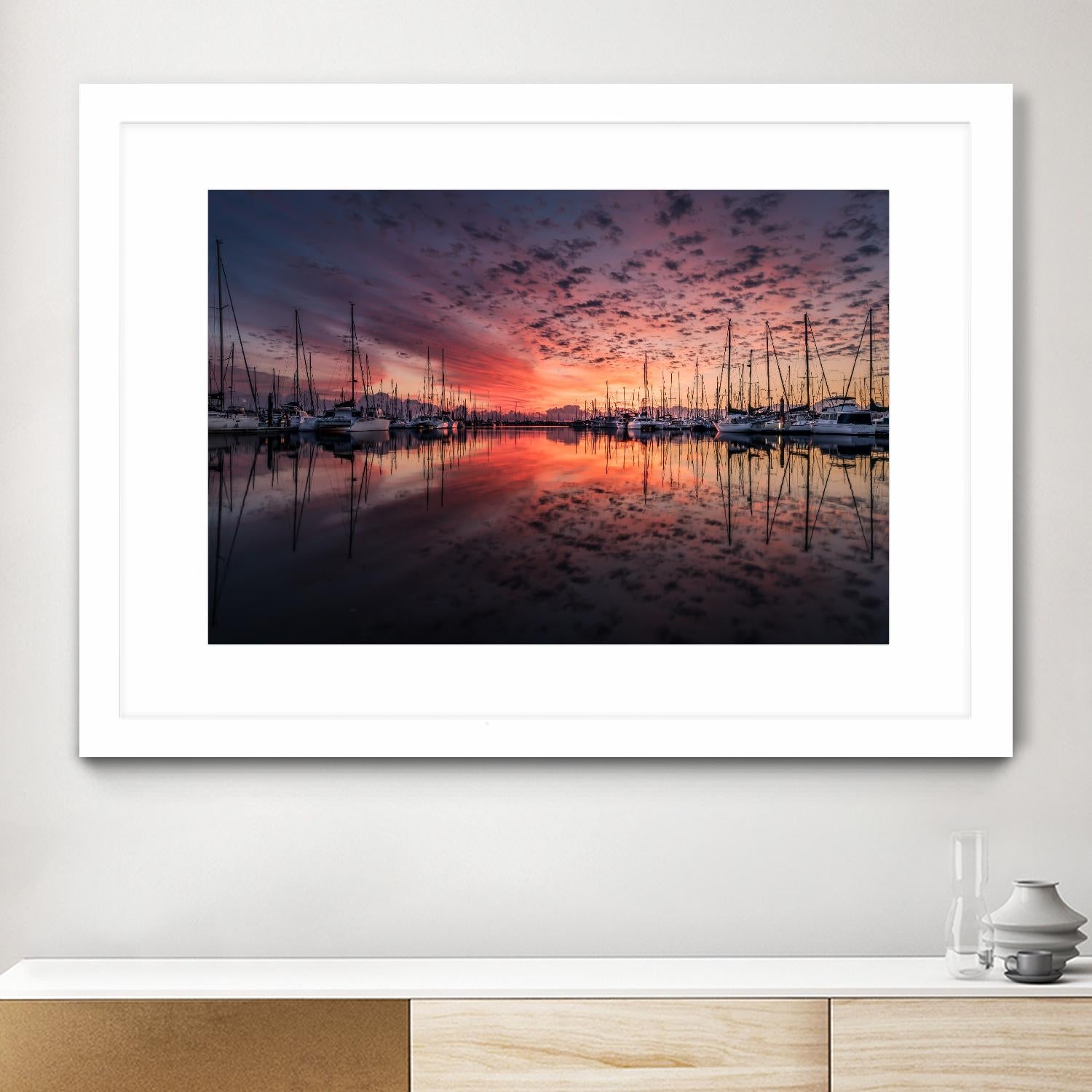 Mooring by Pexels on GIANT ART - purple nautical