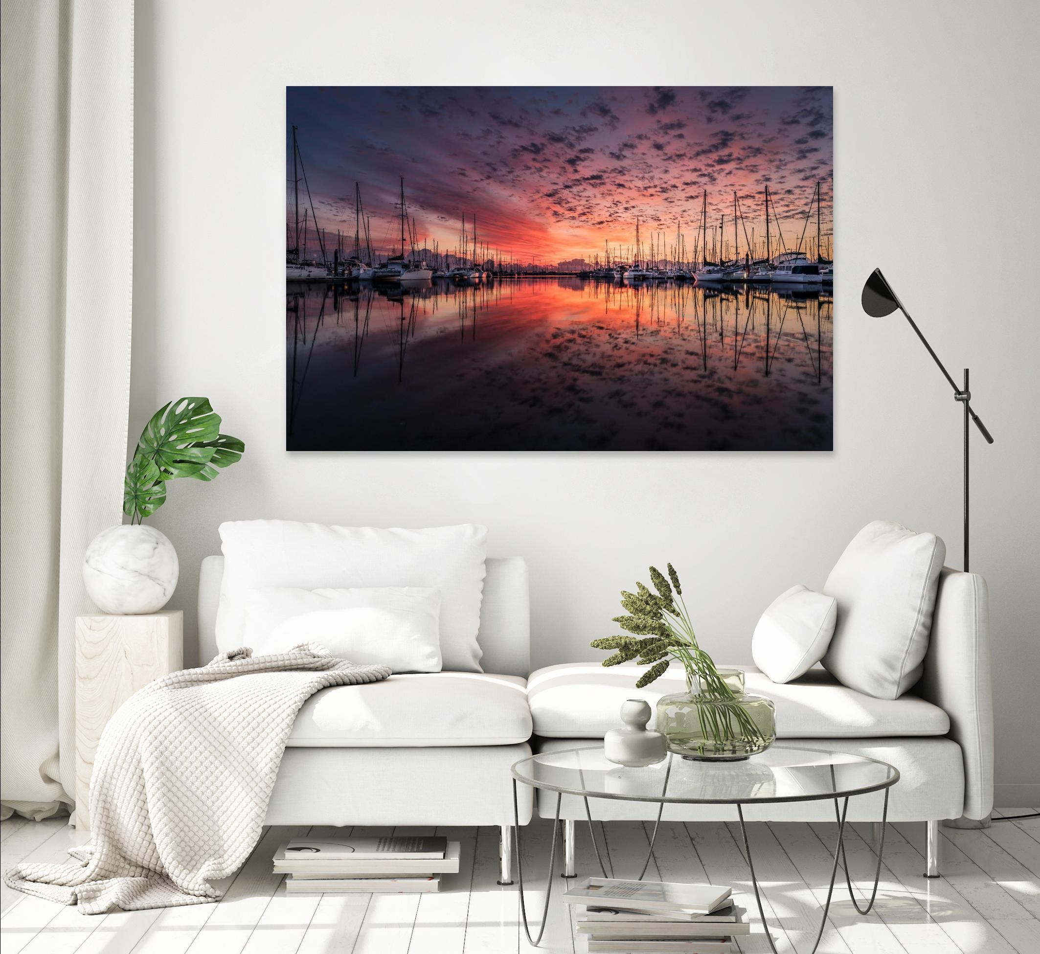 Mooring by Pexels on GIANT ART - purple nautical