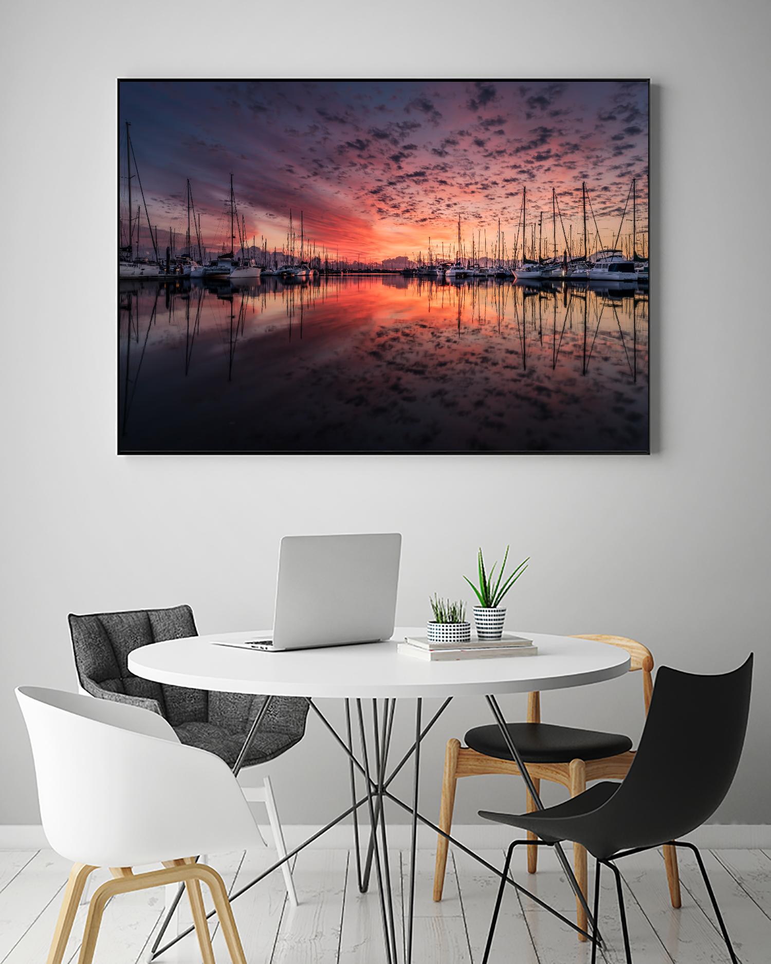 Mooring by Pexels on GIANT ART - purple nautical