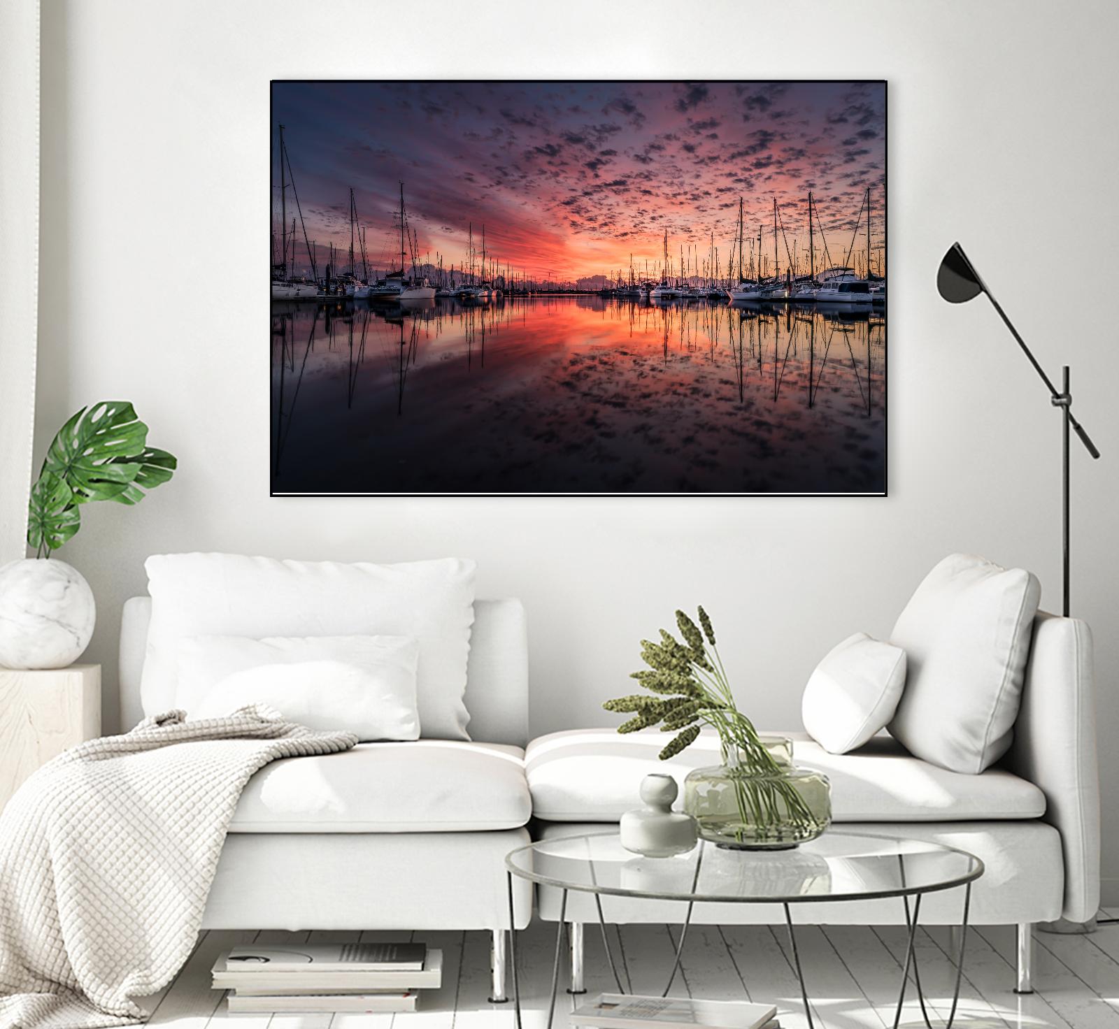 Mooring by Pexels on GIANT ART - purple nautical