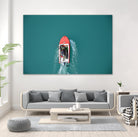 Boat by Pexels on GIANT ART - red nautical