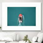 Boat by Pexels on GIANT ART - red photography boat