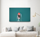 Boat by Pexels on GIANT ART - red nautical