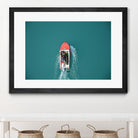 Boat by Pexels on GIANT ART - red photography boat