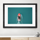 Boat by Pexels on GIANT ART - red photography boat