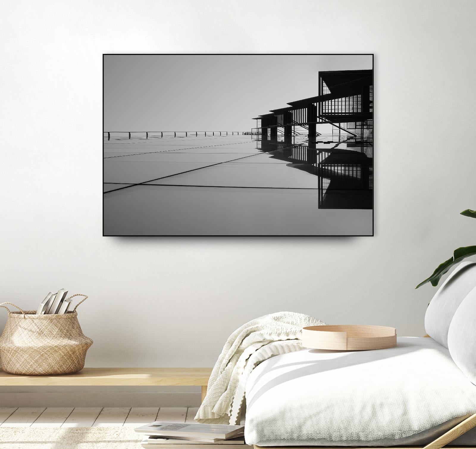 On the deck by Pexels on GIANT ART - white architectural