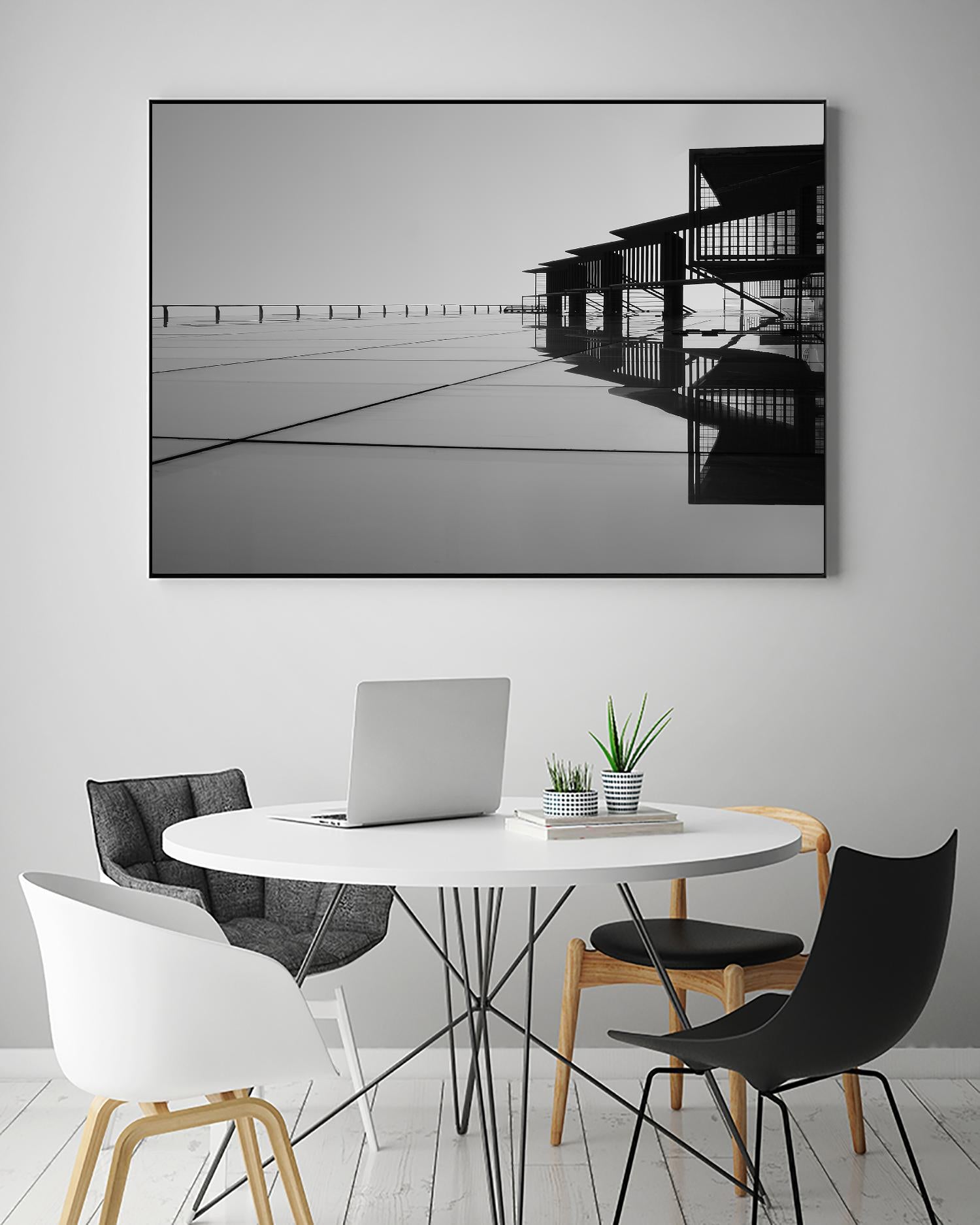 On the deck by Pexels on GIANT ART - white architectural