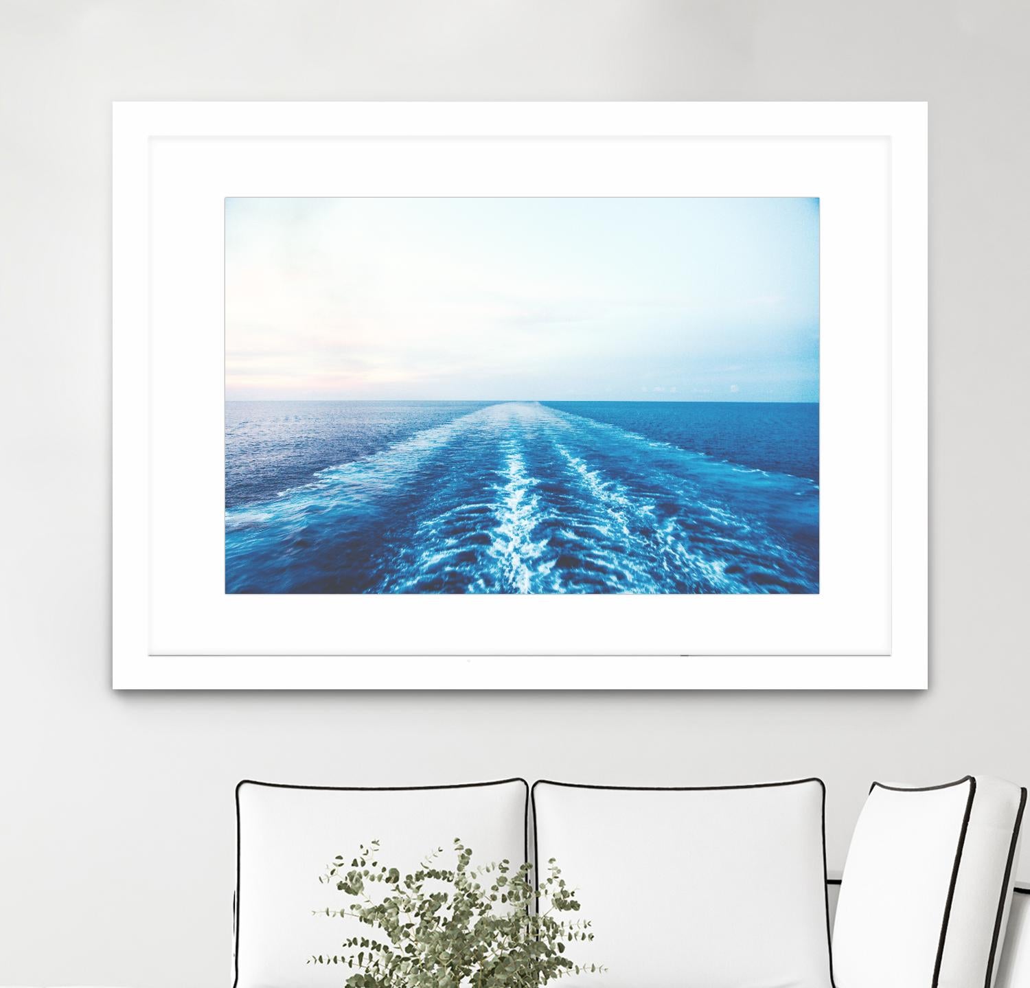 Sea trail by Pexels on GIANT ART - white sea scene