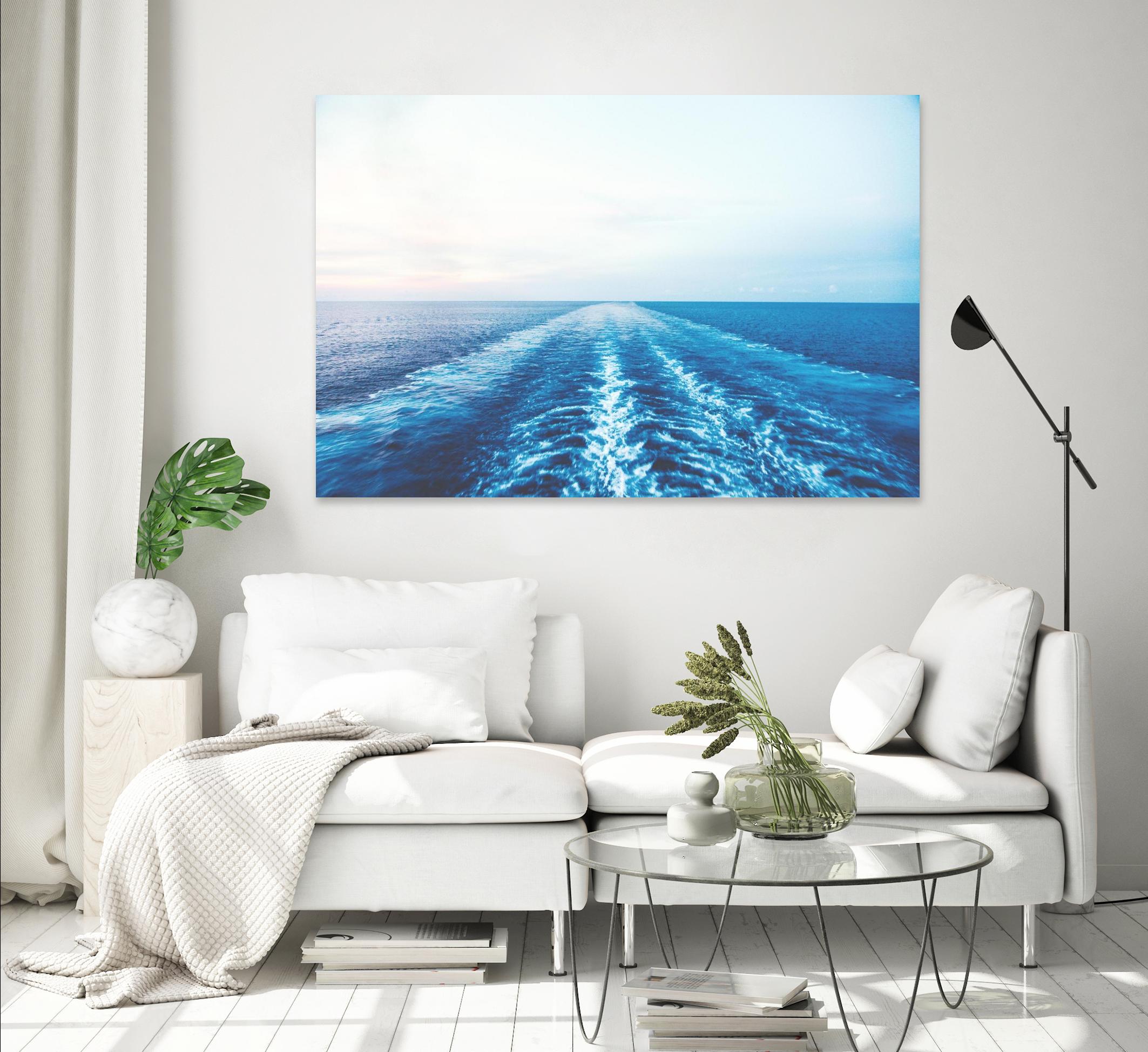 Sea trail by Pexels on GIANT ART - white sea scene