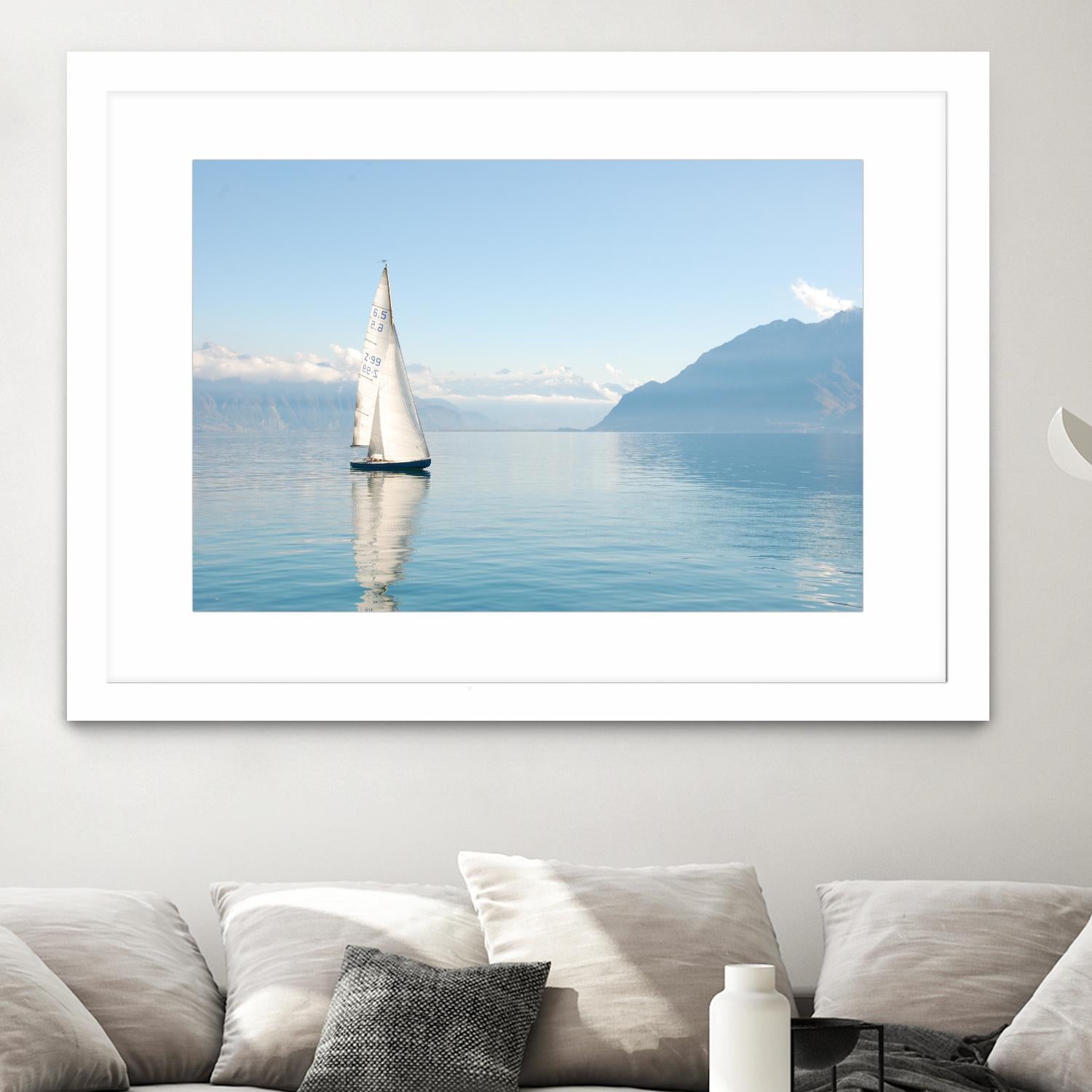 Sailing Ship by Pexels on GIANT ART - white nautical