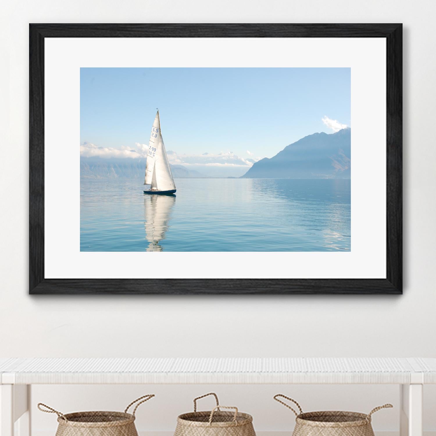 Sailing Ship by Pexels on GIANT ART - white nautical