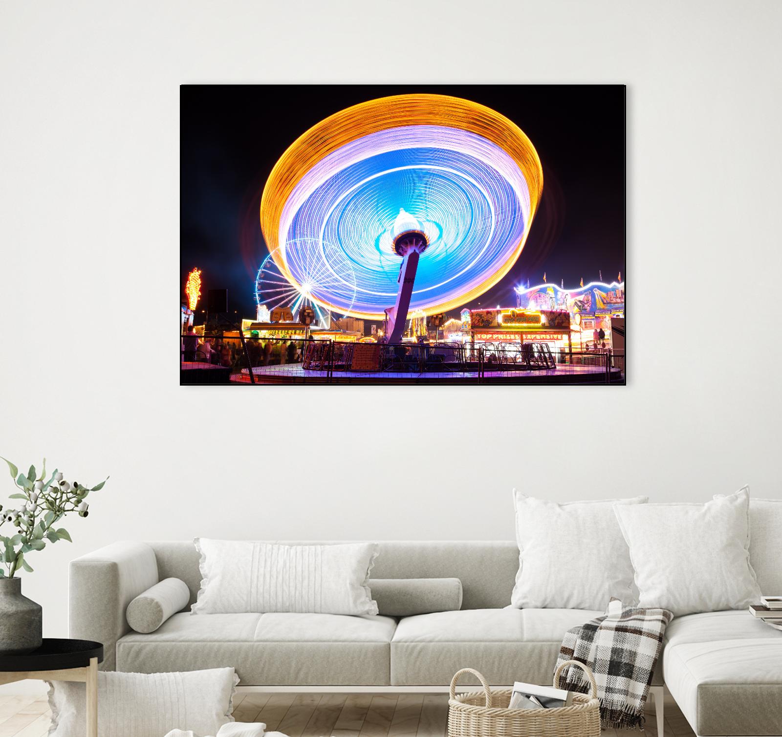 Spin it by Pexels on GIANT ART - blue leisure