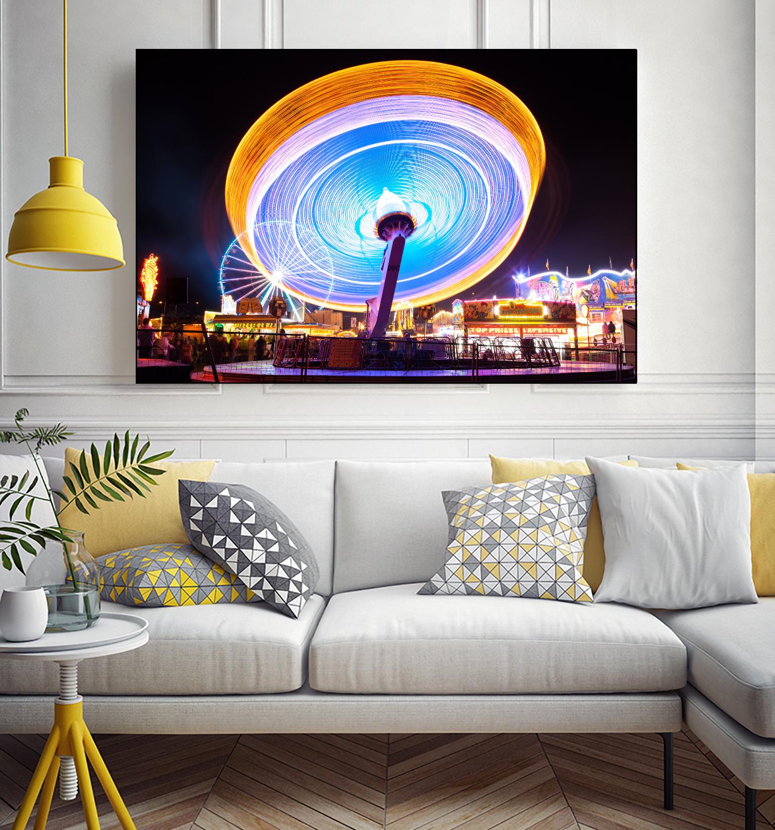 Spin it by Pexels on GIANT ART - blue leisure