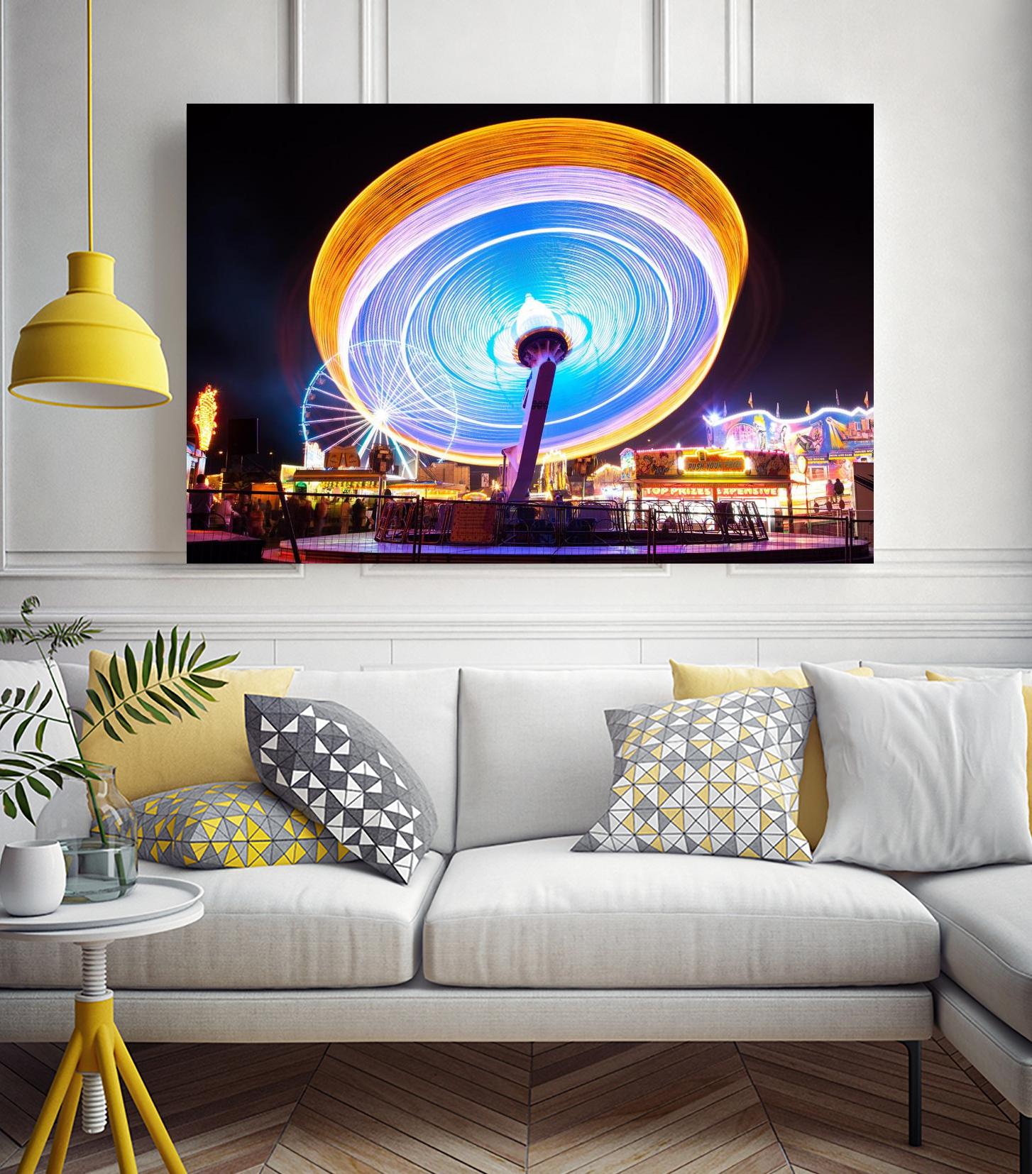 Spin it by Pexels on GIANT ART - blue leisure