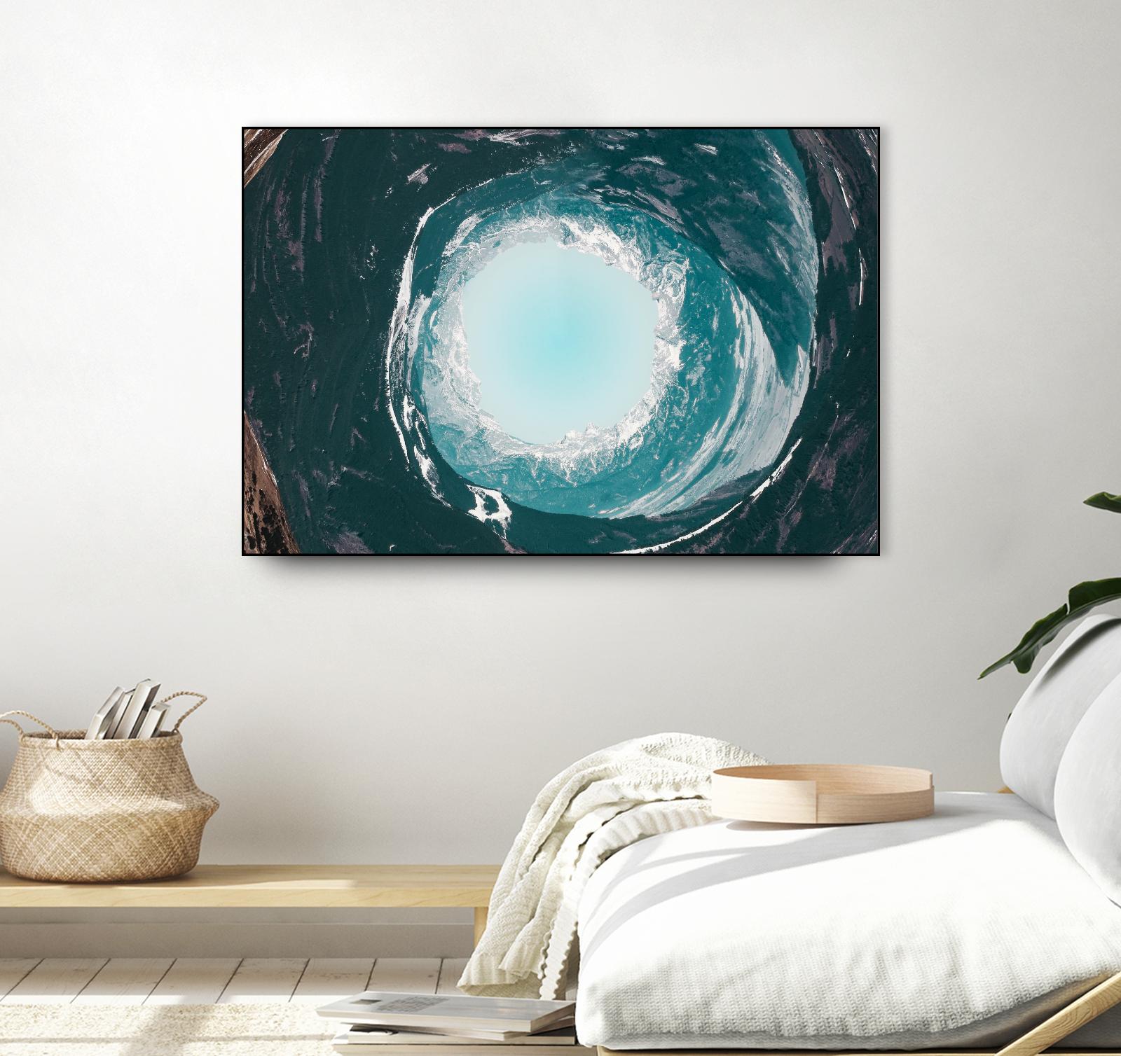 High tide illusion by Pexels on GIANT ART - white photo art